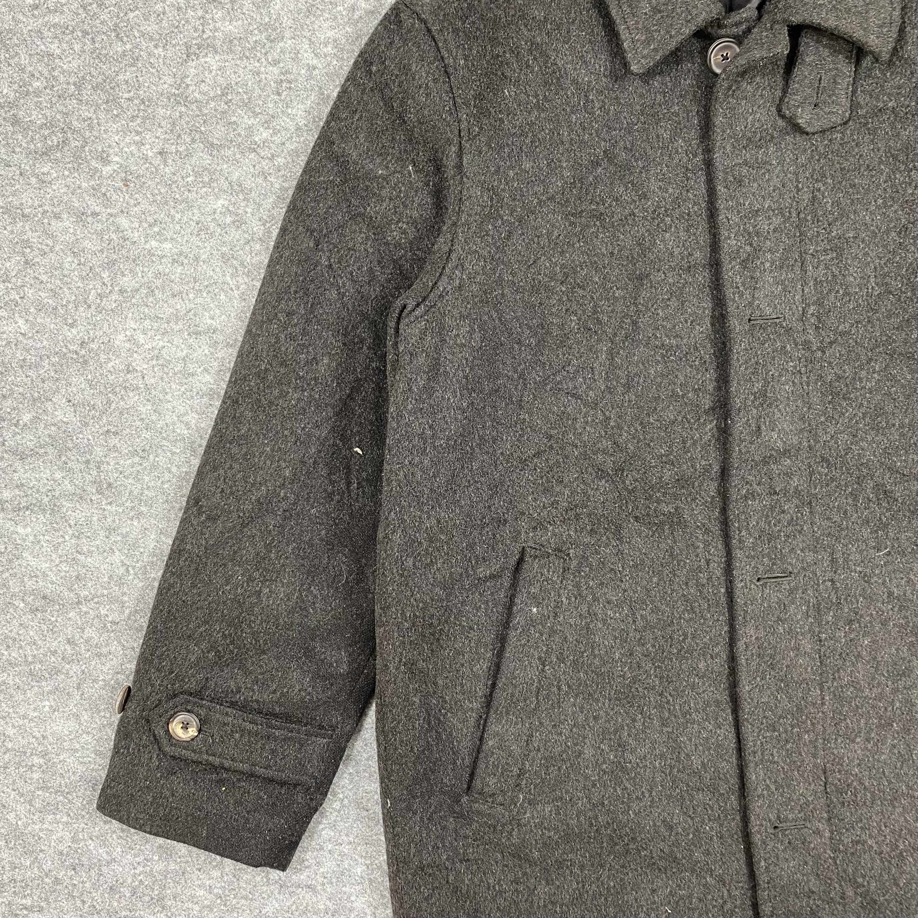 RRL Ralph Lauren vintage 90s polo ralph lauren wool trench coat jacket-J546 Size US M / EU 48-50 / 2 - 4 Thumbnail
