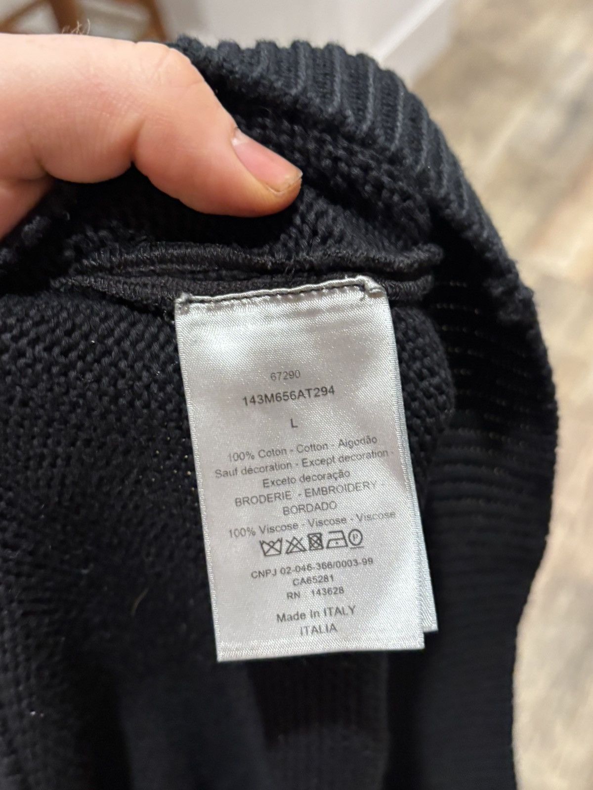 Dior Black Kenny Scharf Short Sleeve Sweater Size US L / EU 52-54 / 3 - 5 Thumbnail