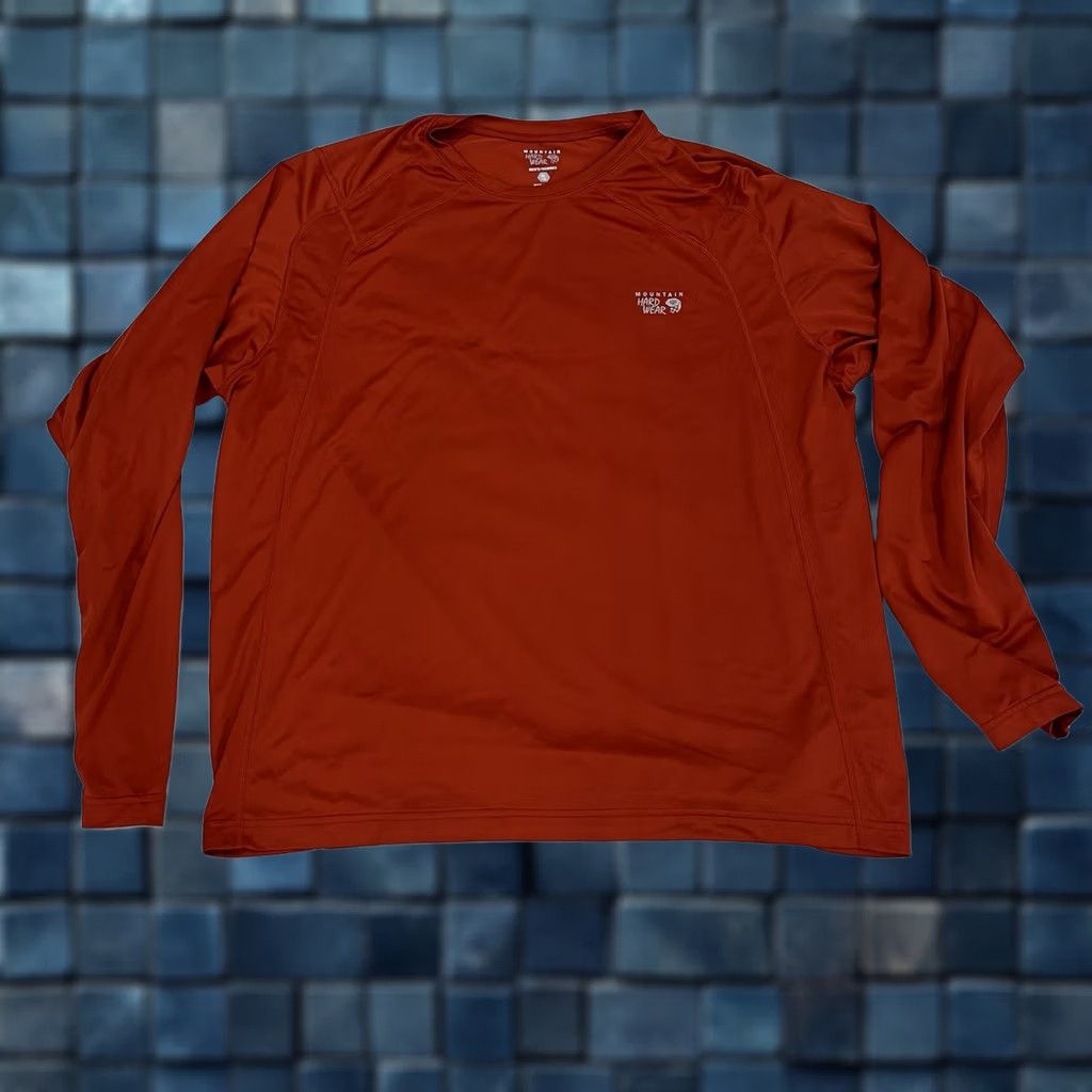 Mountain Hardwear Mountain Hardwear Shirt Mens XL Orange Long Sleeve Activewear Cross Training Hiking Running Gym & Training Walking Size US XL / EU 56 / 4 - 1 Thumbnail