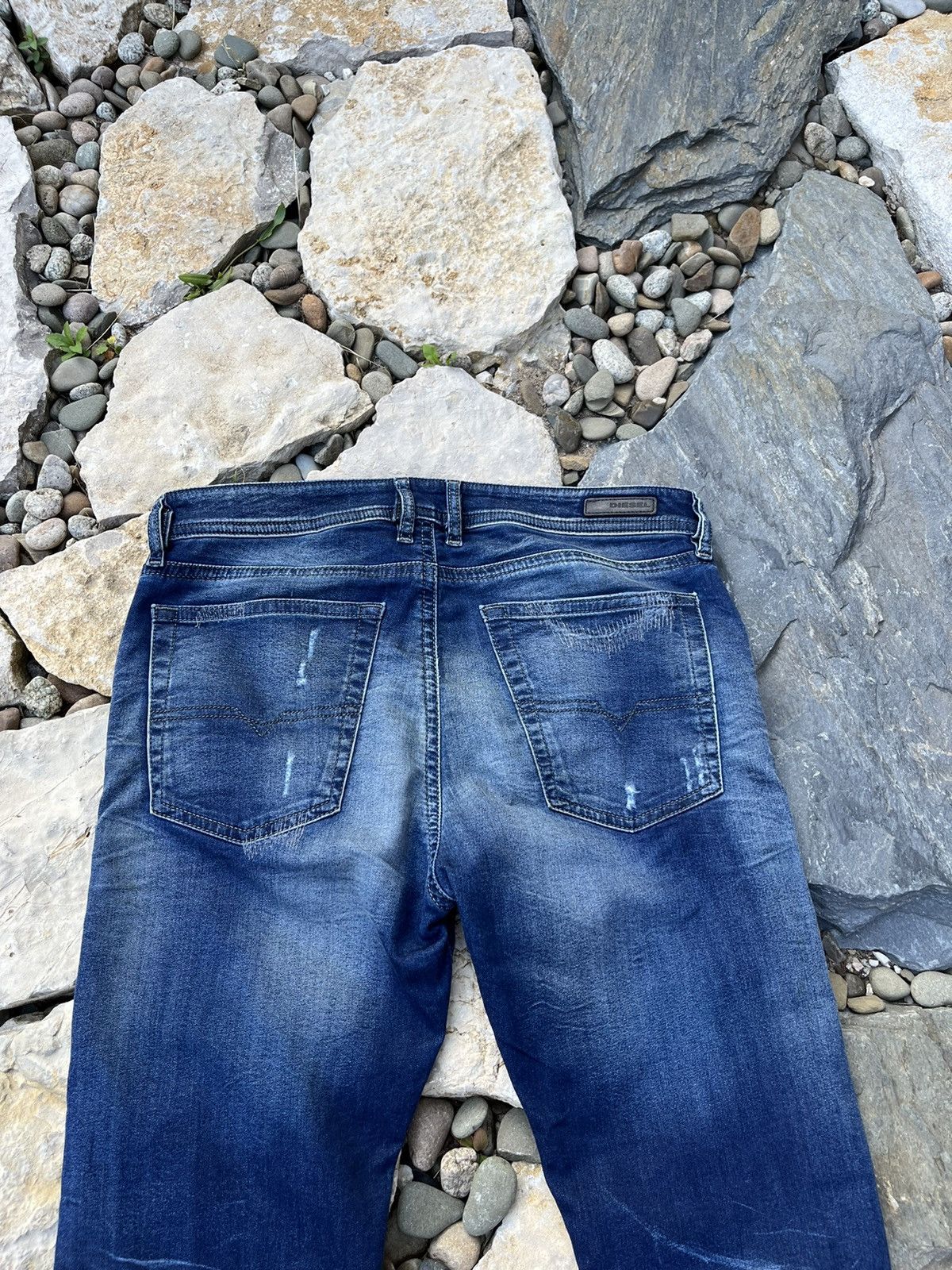 Diesel × Vintage Vintage Diesel 30 y2k spender jeans distressed sweatpants Size US 30 / EU 46 - 16 Thumbnail