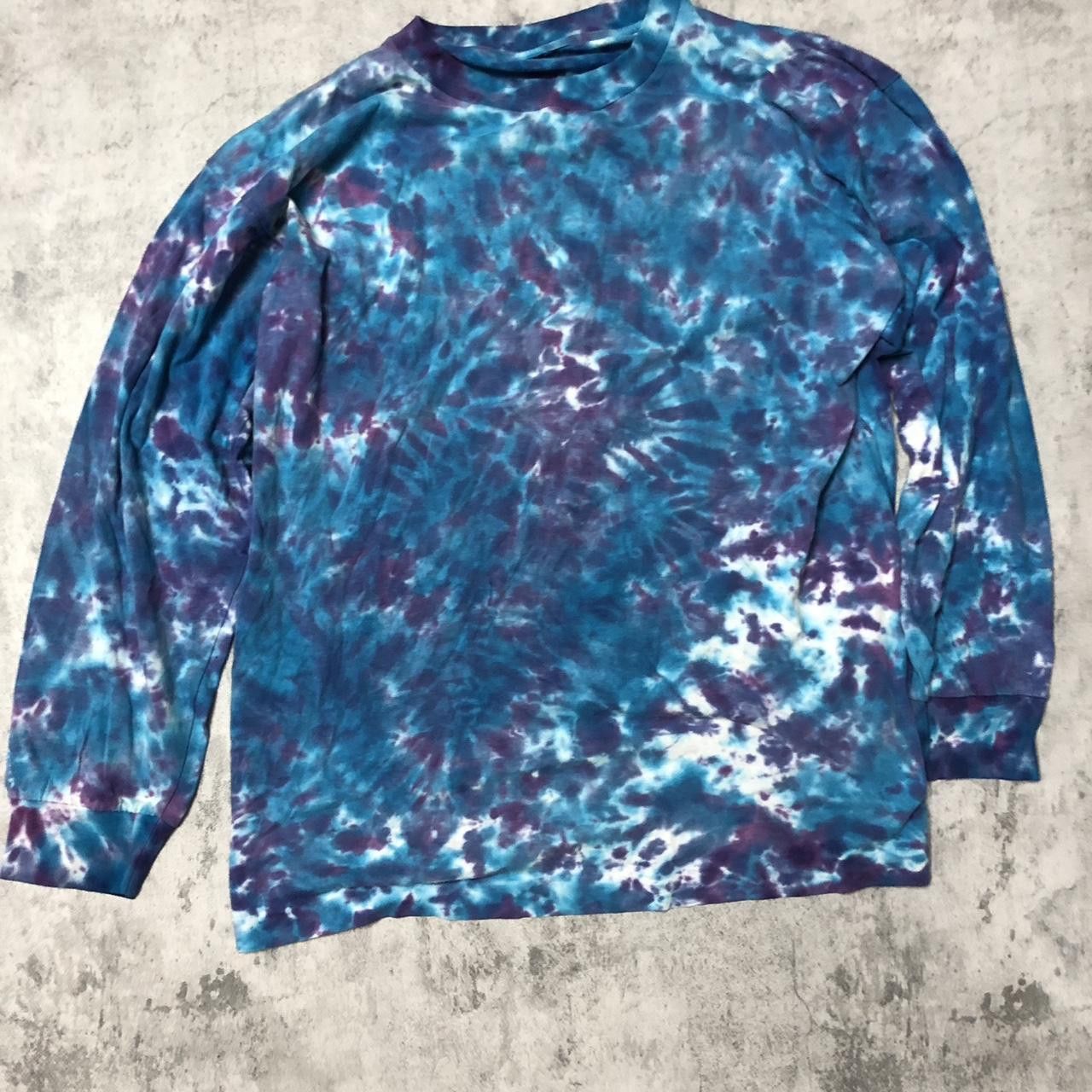Other Blue tie-dye long sleeve shirt #tie-dye Size US L / EU 52-54 / 3 - 1 Thumbnail
