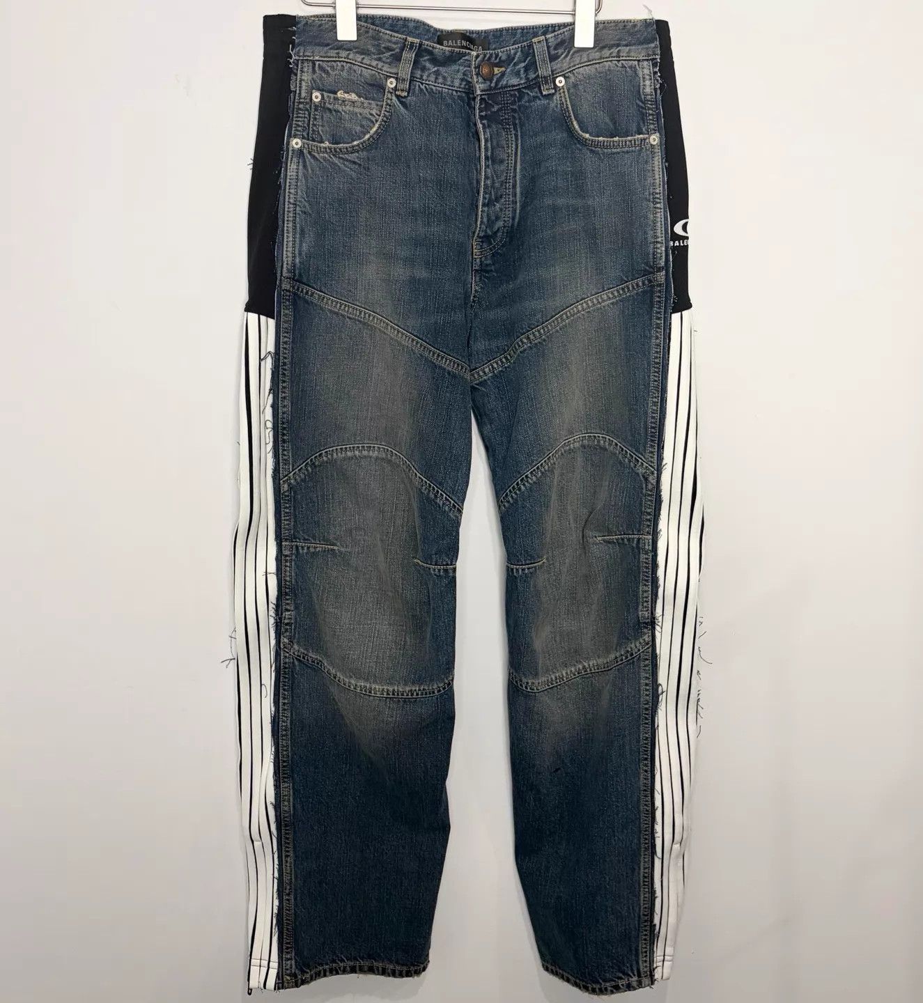 Balenciaga Balenciaga Cut Up Blue Denim | Grailed
