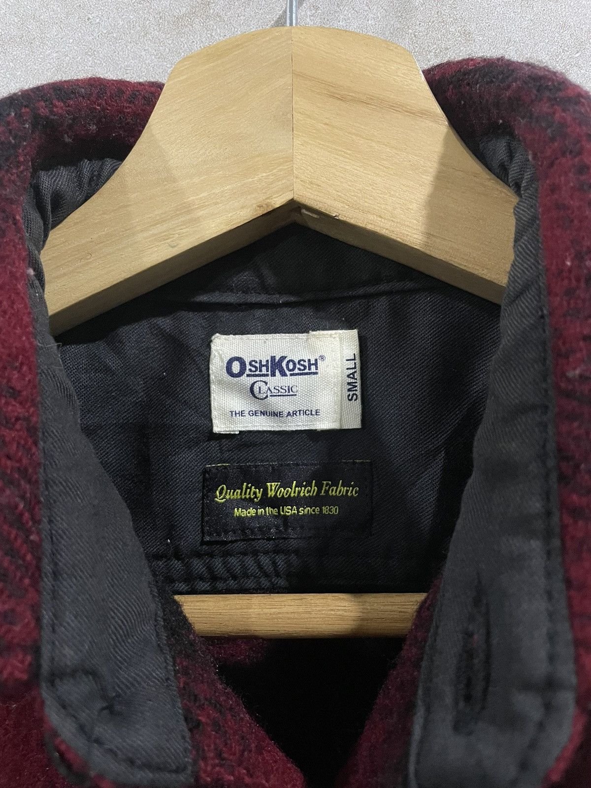 Oshkosh × Vintage Vintage Oshkosh Button Up Wool Jacket Size US S / EU 44-46 / 1 - 5 Thumbnail