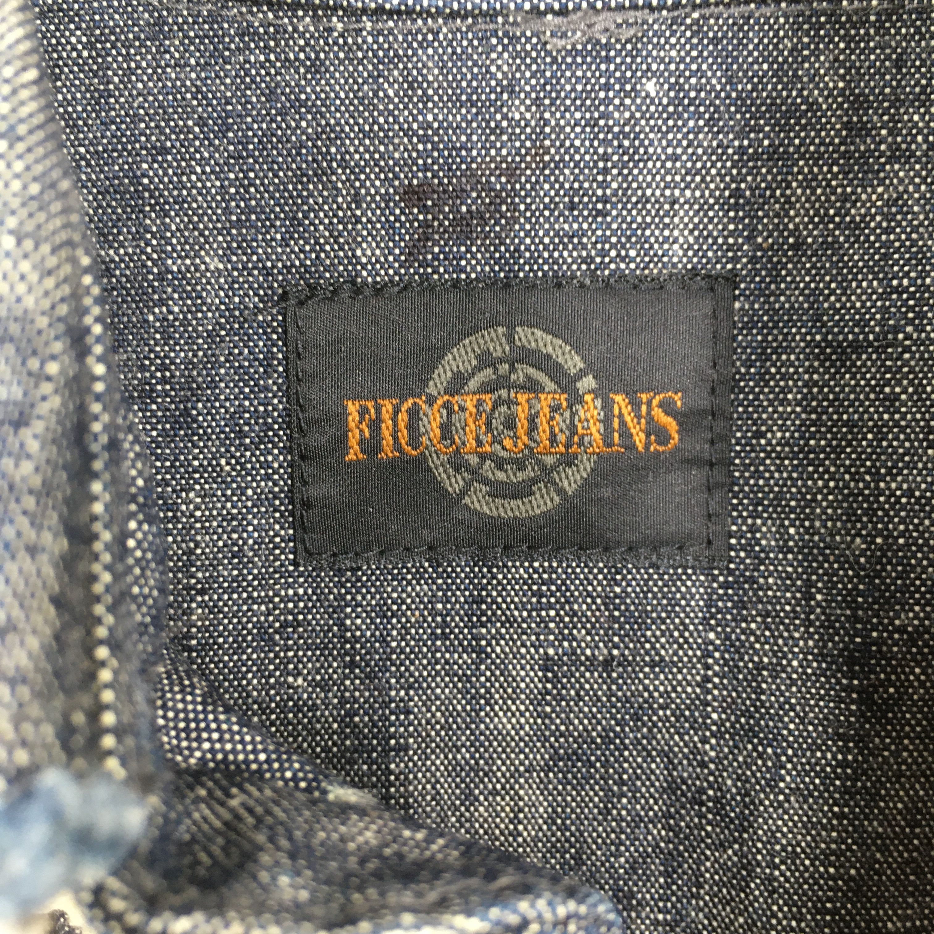 If Six Was Nine × Yoshiyuki Konishi Vintage 90s Ficce Jeans Denim Shirt Medium Size US M / EU 48-50 / 2 - 5 Thumbnail