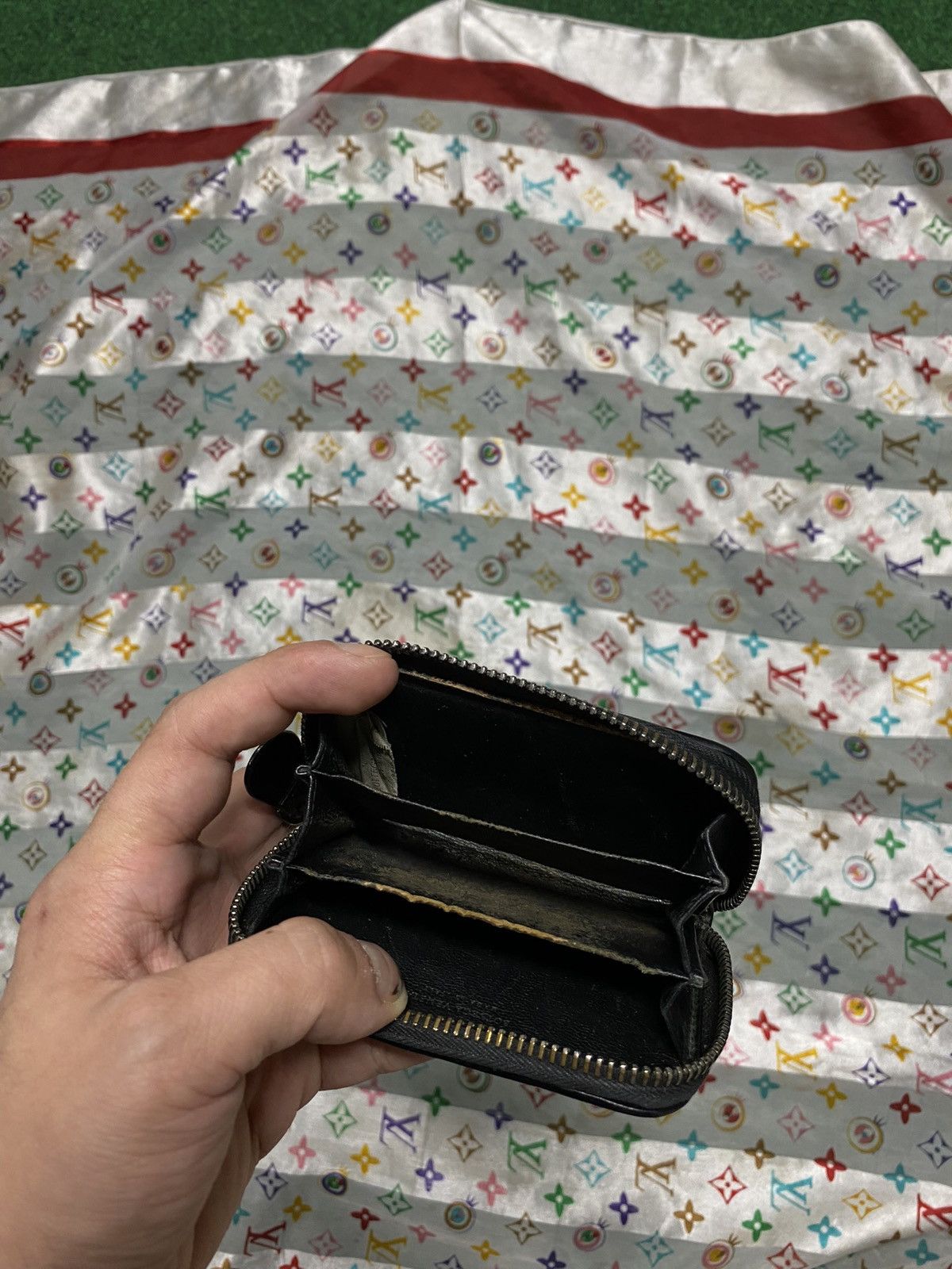 Bottega Veneta × Vintage Bottega Veneta Black Wallet Pouch Preowned Size ONE SIZE - 5 Thumbnail