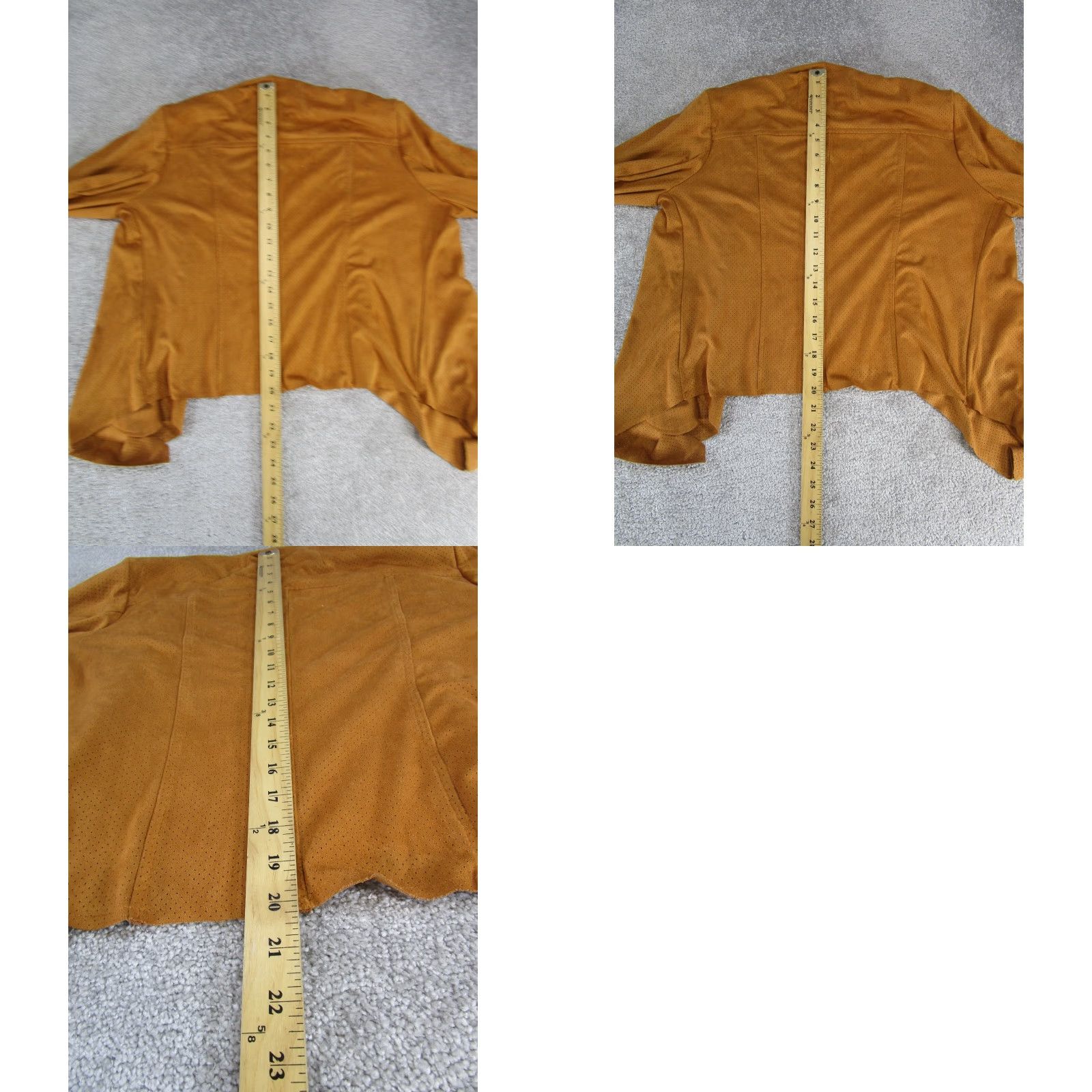 Vintage Liverpool Jacket Womens Large Brown Faux Suede Brand Liverpool Large L Brown Faux Suede Jacket Women Style Basic Jacket Size L / US 10 / IT 46 - 8 Thumbnail