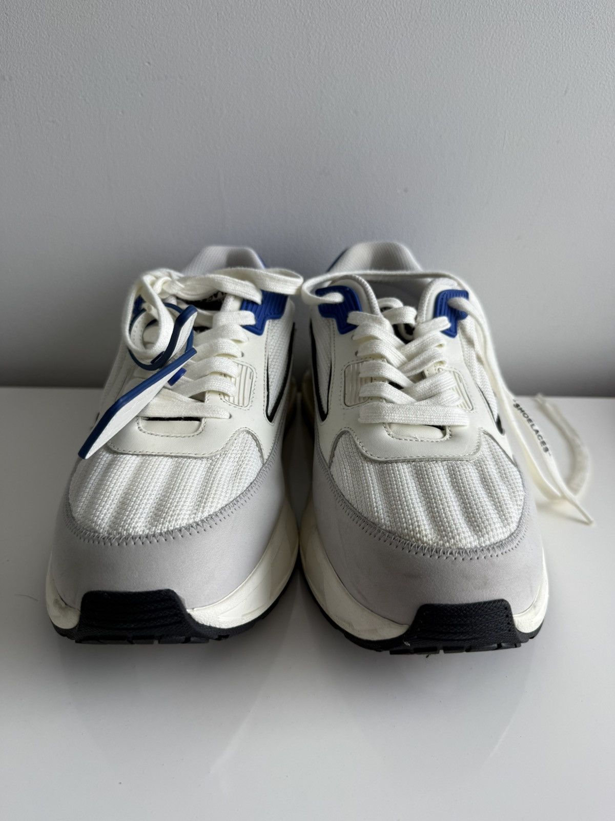 Off-White Off-White Kick Off Low Top Sneakers White Blue Size 43 EU Size US 10 / EU 43 - 5 Thumbnail