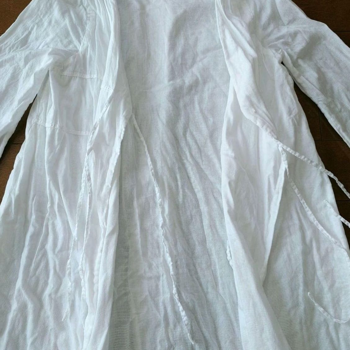 Kapital KAPITAL Womens Dress, Wrap Gauze Size S White simple Casual USED Size S / US 4 / IT 40 - 6 Thumbnail