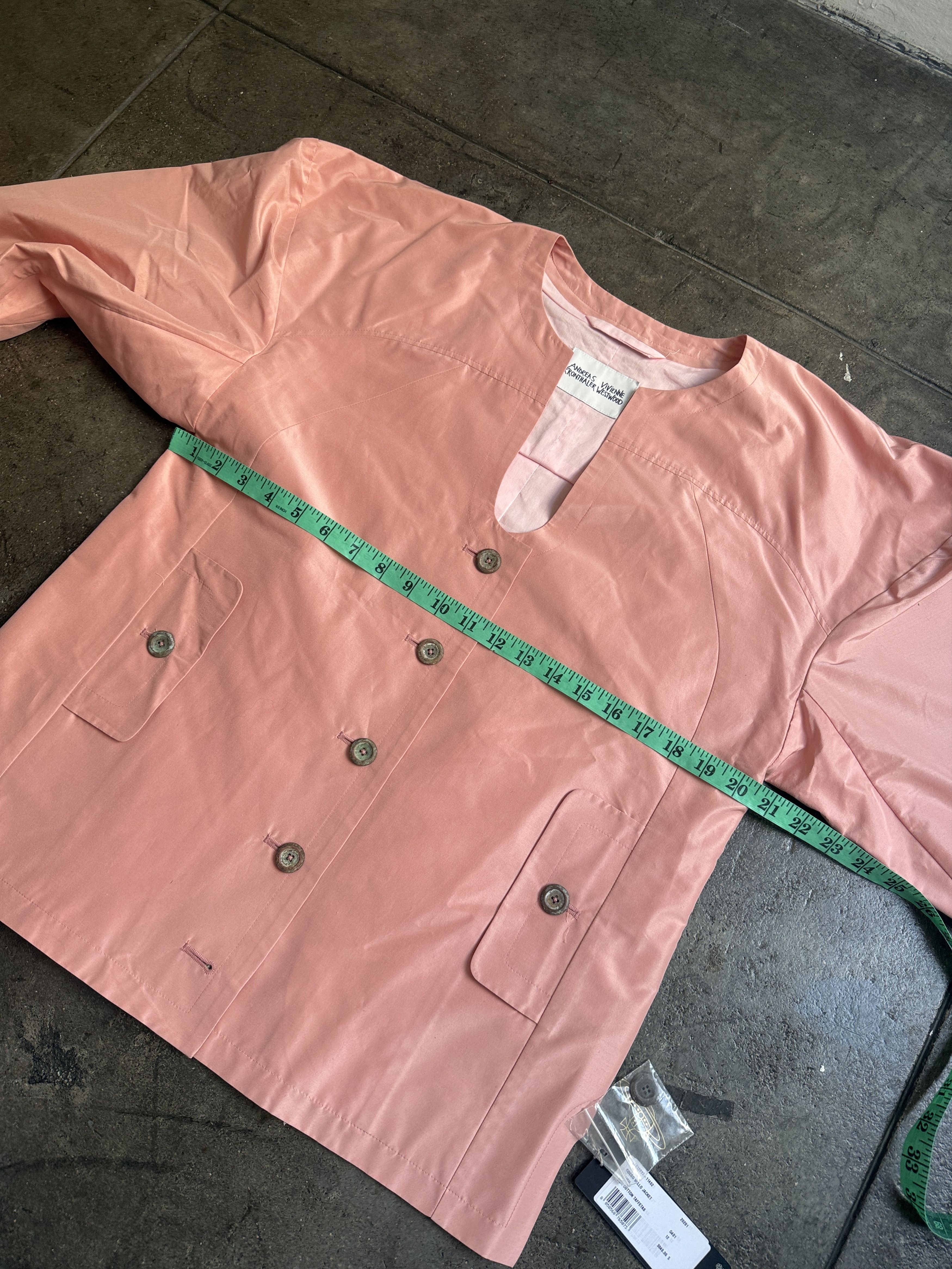 Vivienne Westwood NWT 3,040$ 2020 Coco Bello Jacket Cotton Silk Blend Size US M / EU 48-50 / 2 - 10 Thumbnail