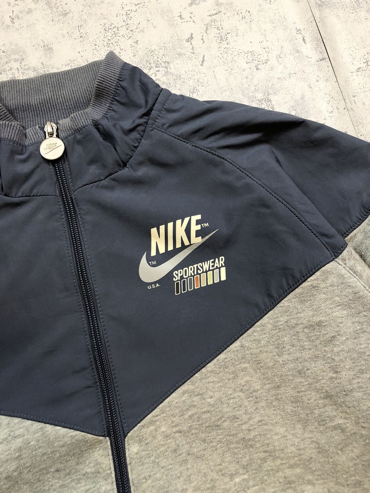 Nike × Vintage 90’s NIKE RETRO SWOOSH LOGO TRACK JACKET RARE Y2K Size US M / EU 48-50 / 2 - 2 Thumbnail