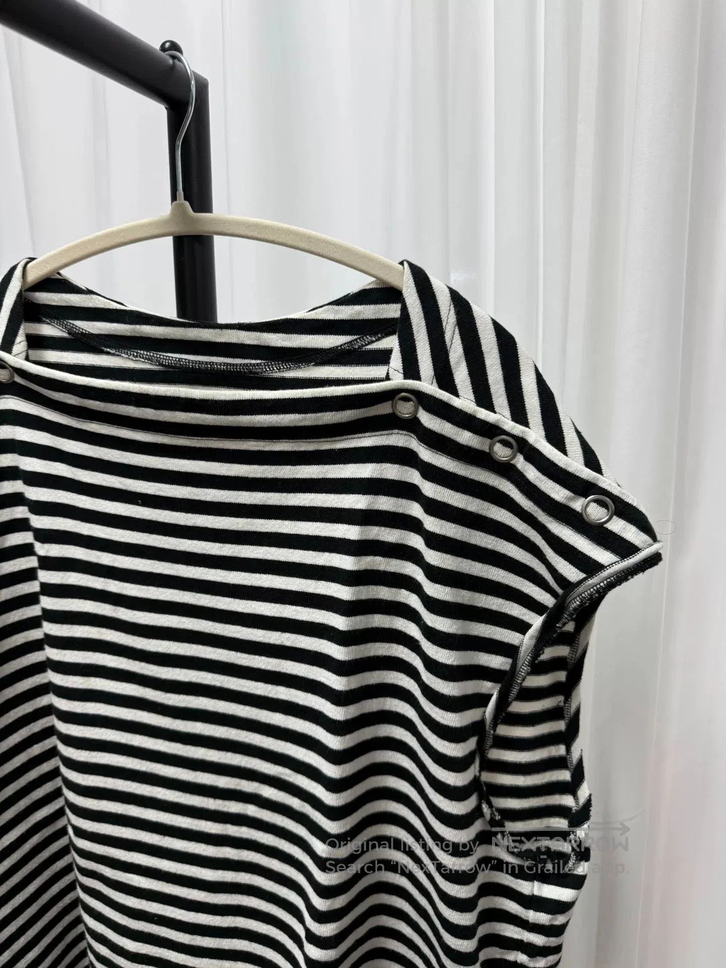 Comme des Garcons Homme Deux striped sleeveless top from The Soloist. Size US L / EU 52-54 / 3 - 3 Thumbnail