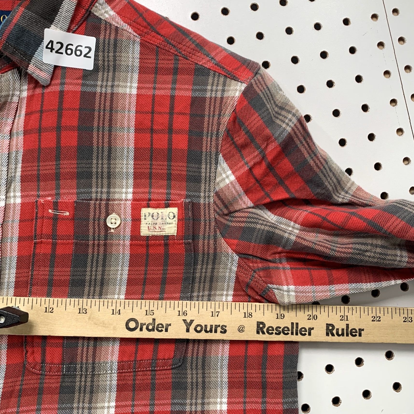 Polo Ralph Lauren Polo Ralph Lauren Shirt Men Small Plaid Button-Down Green Red Cotton Casual 90s Theme Mens Size US S / EU 44-46 / 1 - 4 Thumbnail