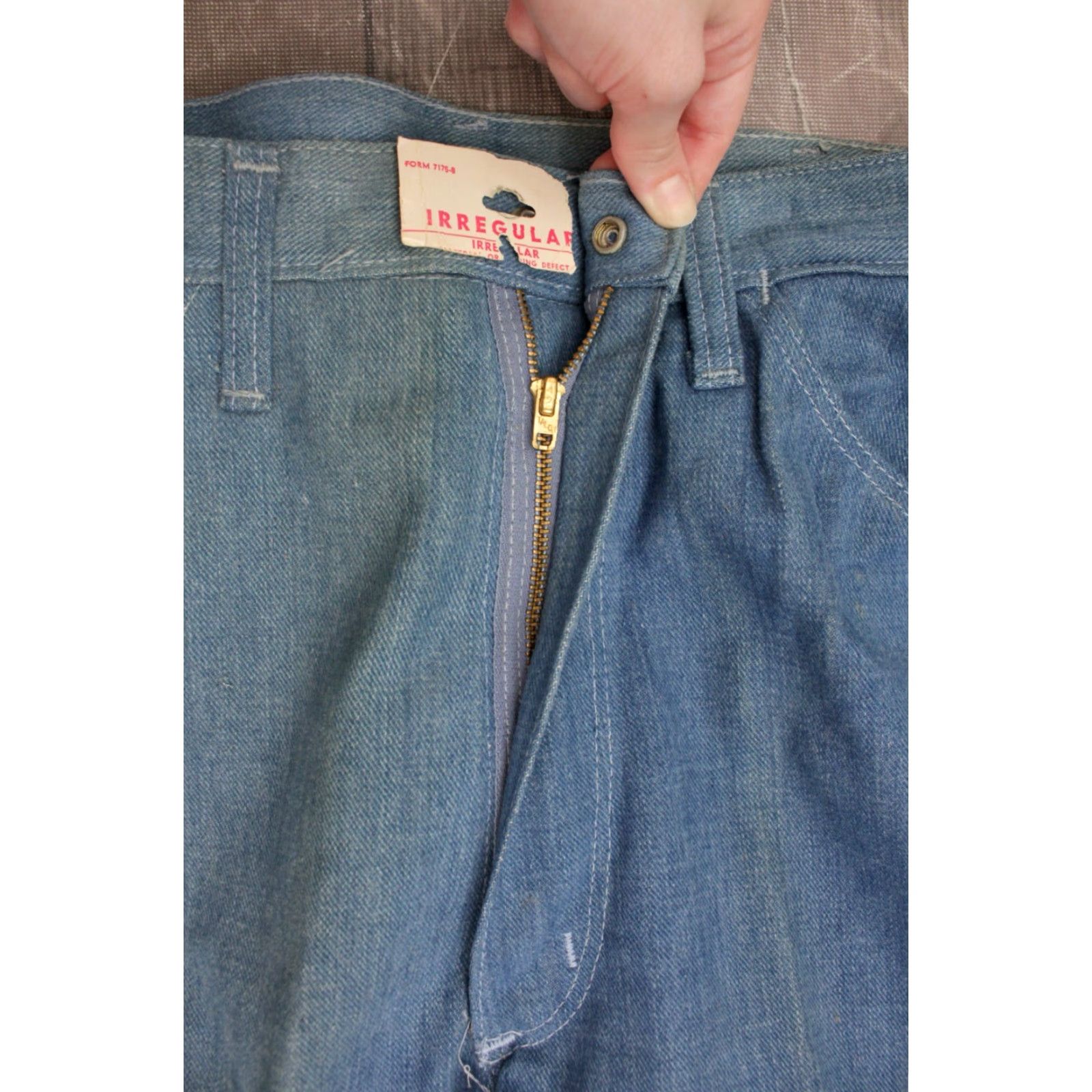 Wrangler VTG Wrangler Jeans Shirt? No, this is Jeans category. Corrected: VTG Wrangler Jeans 1960s 28x34 Brushed Cotton Blue 60s NOS N/A Size US 28 / EU 44 - 7 Thumbnail