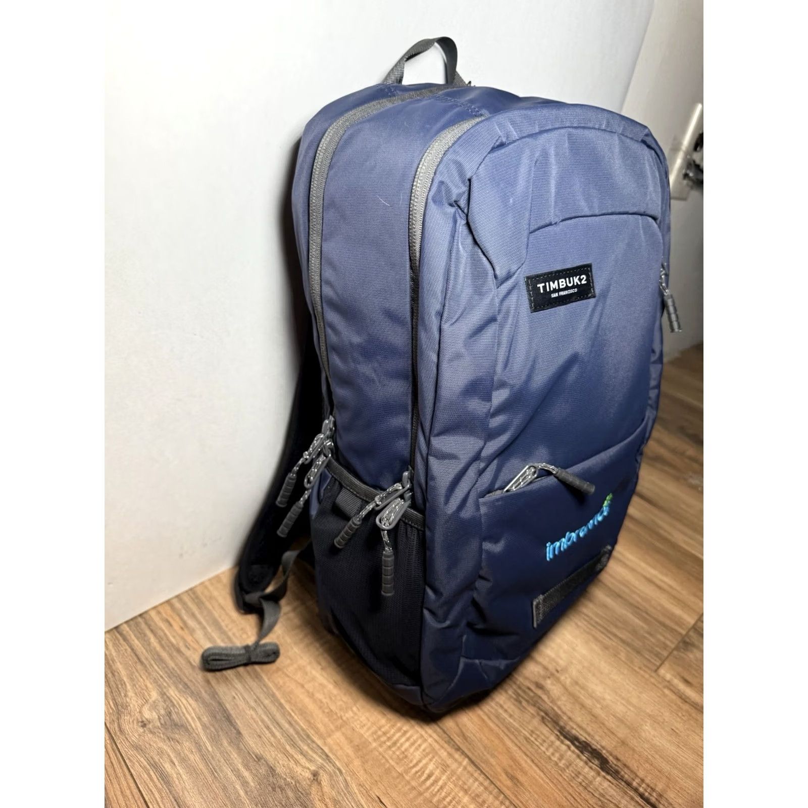 Vintage Timbuk2 Backpack Parkside Logo Blue NWT Laptop School Bag Canvas Men Navy Nautical With Tags Size ONE SIZE - 4 Thumbnail