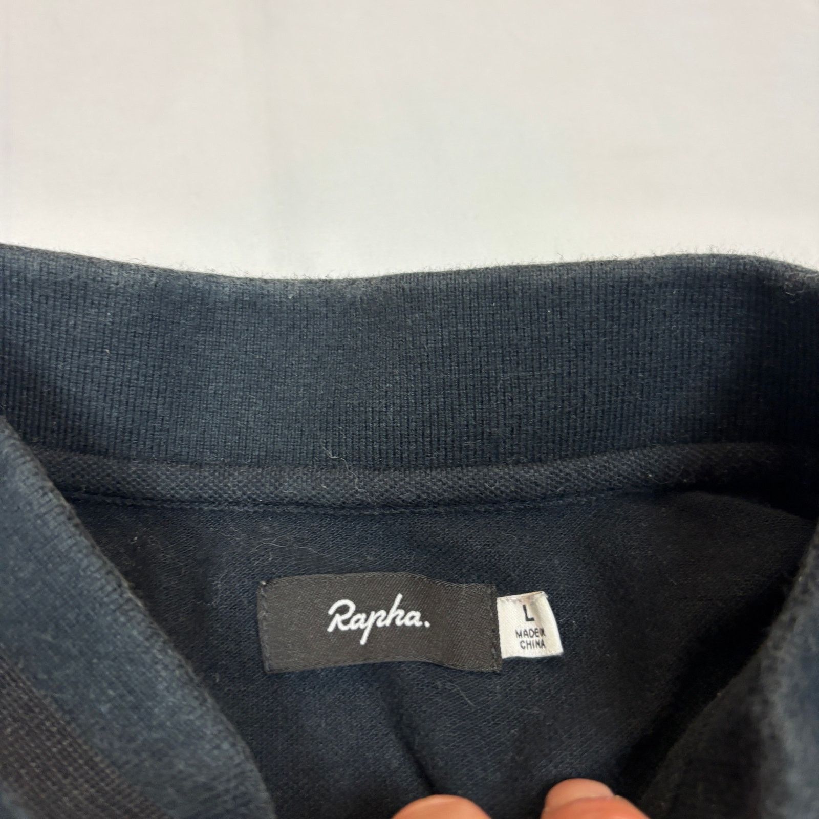 Rapha Rapha Logo Quarter Zip Polo Shirt Men's Large Black Golf Size US L / EU 52-54 / 3 - 4 Thumbnail