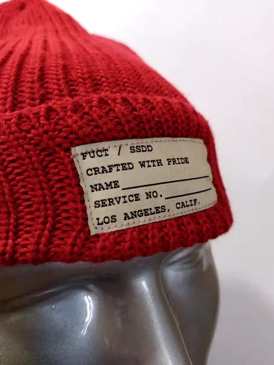 FUCT Fuct SSD Logo Design Patch Beanie hats Size ONE SIZE - 3 Thumbnail