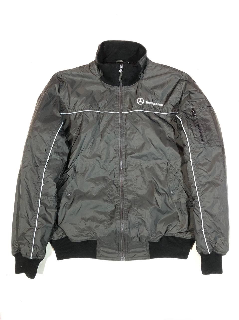 image of Mercedes Benz Racing Moto Jacket Vintage in Black, Men's (Size Medium)