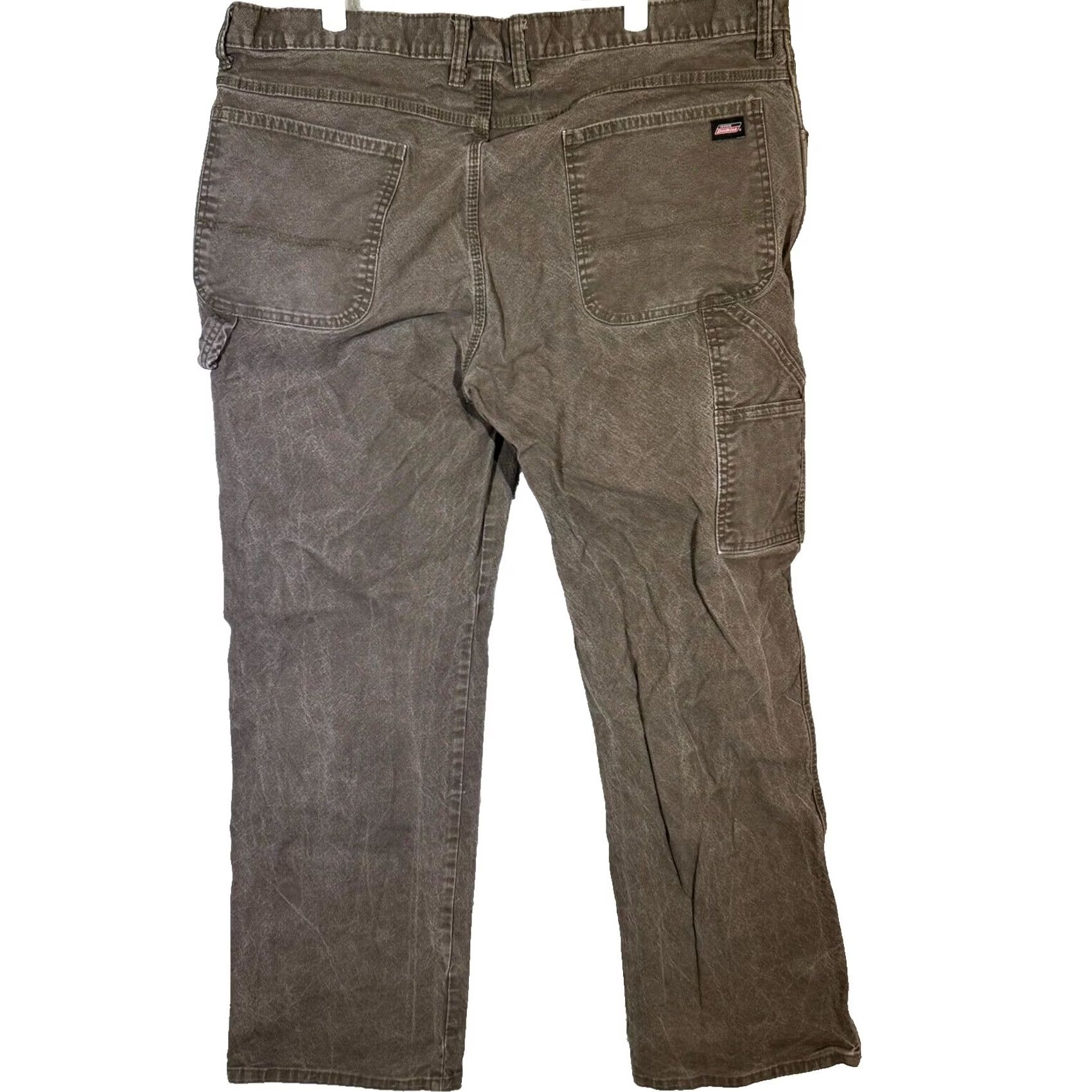 Dickies Dickies Carpenter Jeans 40 x 30 Gray Denim High-Rise Straight Leg Jeans Mens Size US 40 / EU 56 - 2 Thumbnail