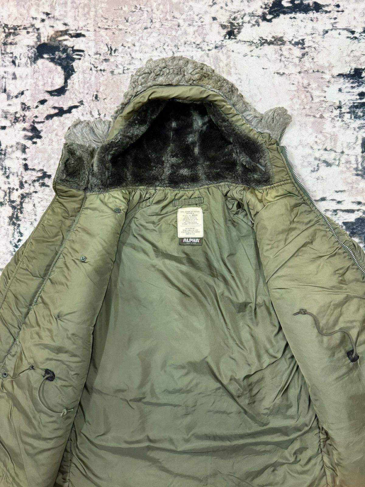 Alpha Industries × Vintage ALPHA INDUSTRIES N-3B EXTEME COLD WEATHER PARKA JACKET Size US L / EU 52-54 / 3 - 9 Thumbnail