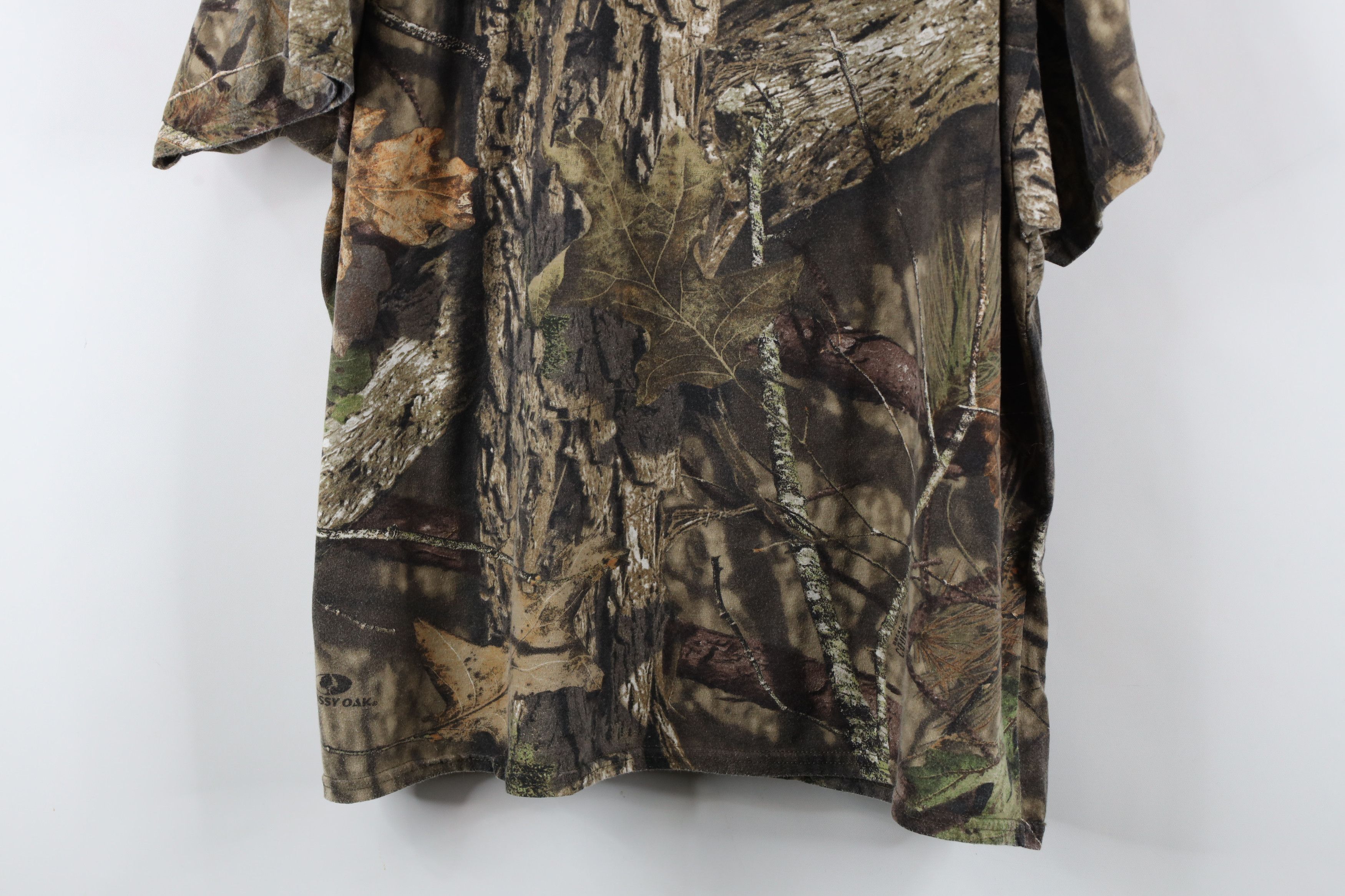 Vintage Vintage Streetwear Mossy Oak Camouflage Short Sleeve T-Shirt Size US XXL / EU 58 / 5 - 3 Thumbnail