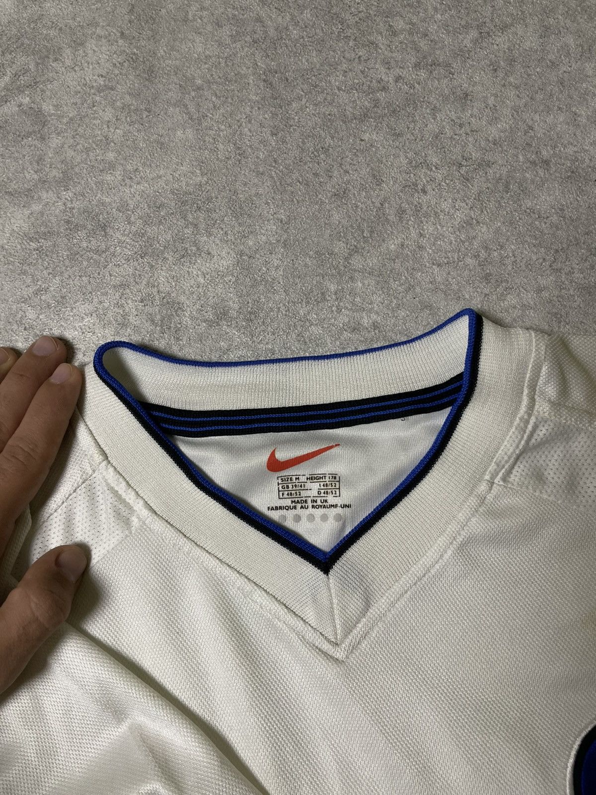 Nike Inter Milan 1999/00 Away Football Shirt Top Kit Jersey Size US M / EU 48-50 / 2 - 6 Thumbnail