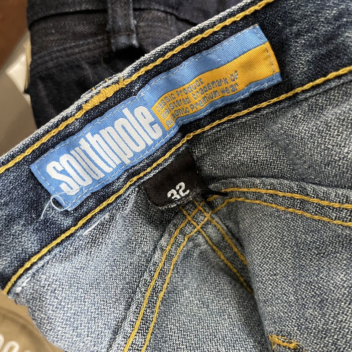 Southpole × Vintage South Pole Vintage VTG Skater Relaxed Classic Denim Jeans Size US 32 / EU 48 - 6 Thumbnail