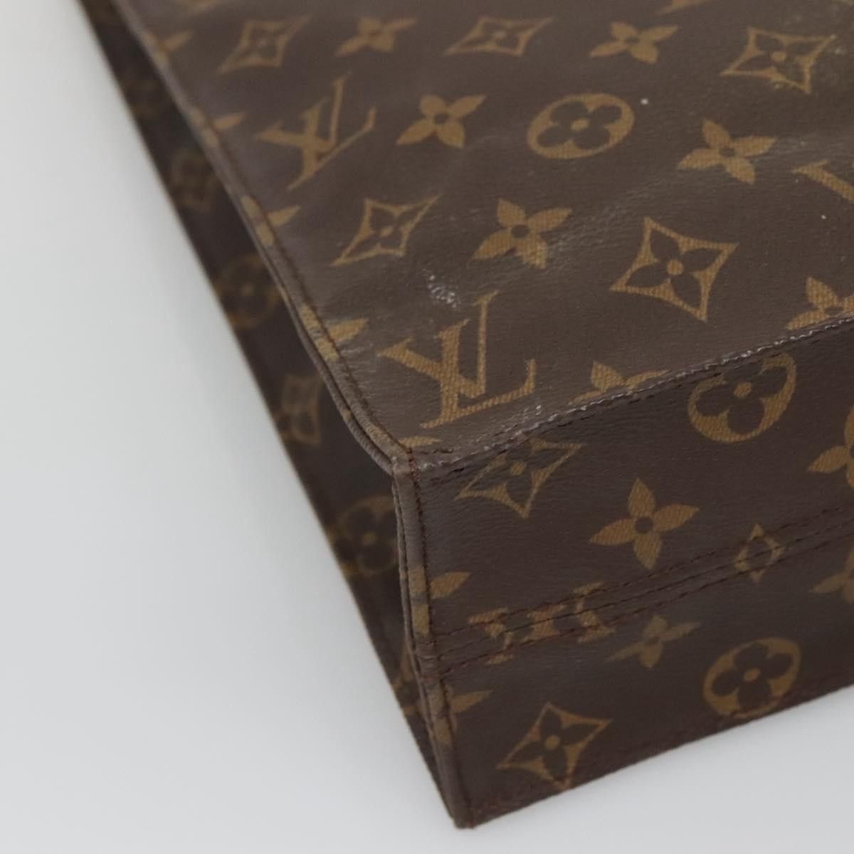 Louis Vuitton LOUIS VUITTON Monogram Sac Plat Hand Bag M51140 Size ONE SIZE - 14 Thumbnail