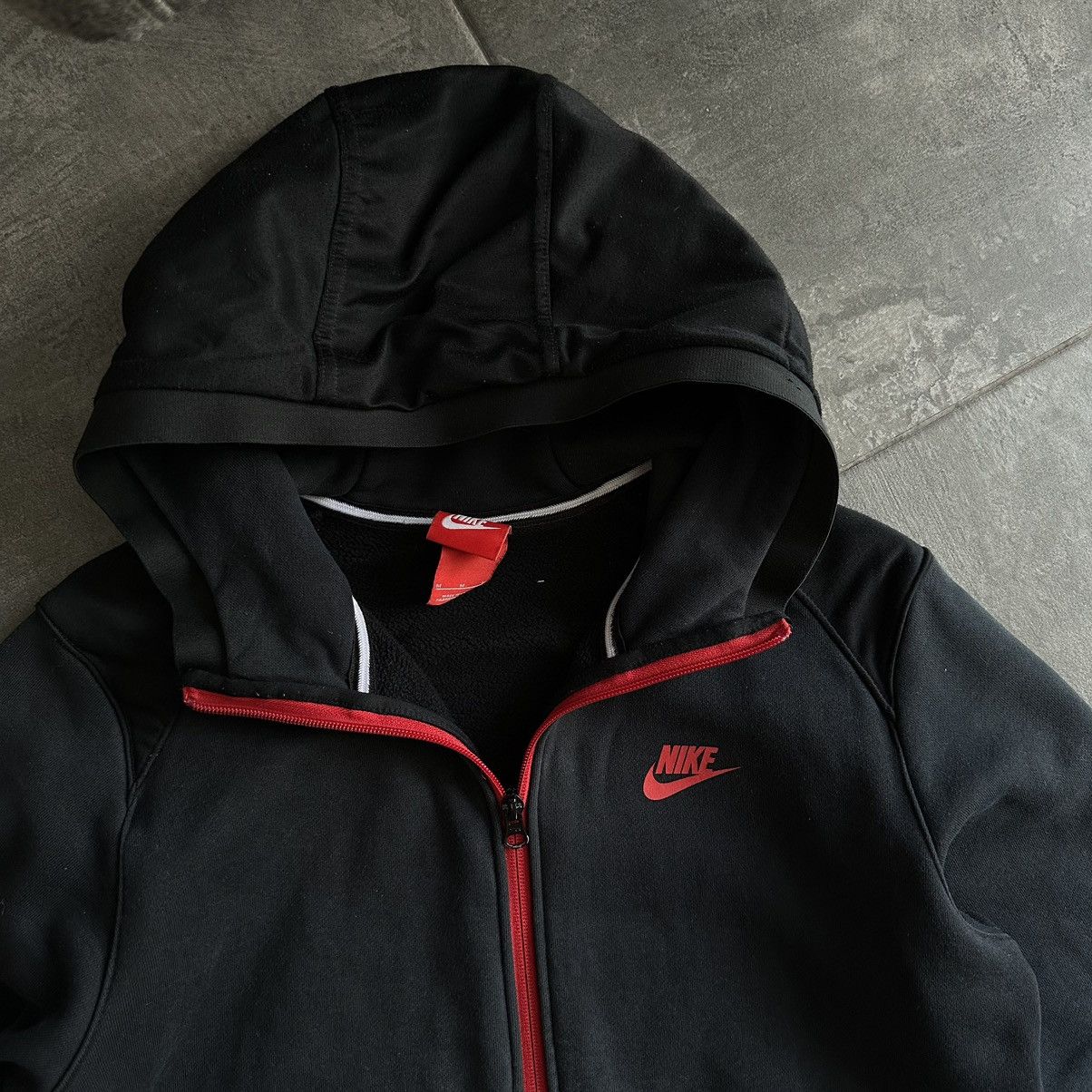 Nike × Vintage Vintage Nike Zip Hoodie Used Sweater FC Sport-wear Y2K 00s Size US M / EU 48-50 / 2 - 10 Thumbnail