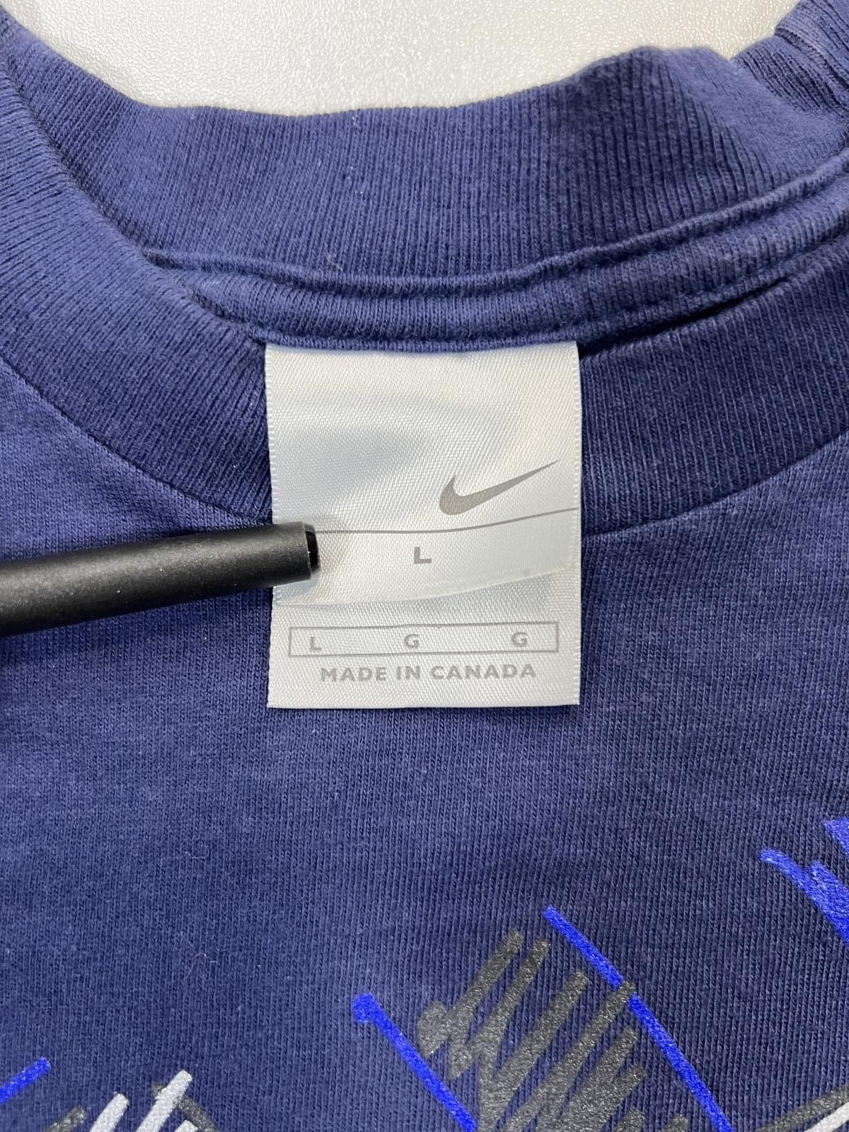 Nike Vintage Men's Nike Graphic T-Shirt Blue Size Medium Size US L / EU 52-54 / 3 - 4 Thumbnail