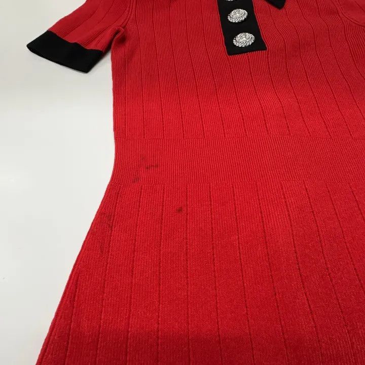Balmain Balmain Color Block Fitted Short Dress -2507 Size US 38 / EU 54 - 7 Thumbnail