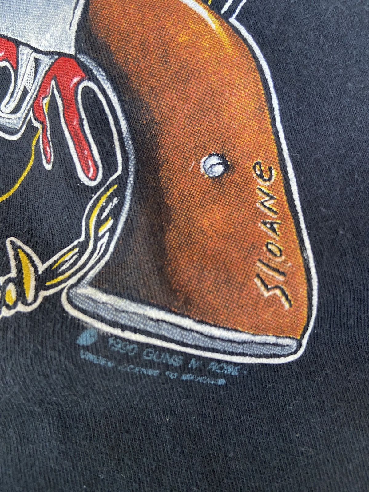 Band Tees 🔥 Vtg 90s Vintage Gun And Roses t shirt tour tee brockum Size US M / EU 48-50 / 2 - 7 Thumbnail