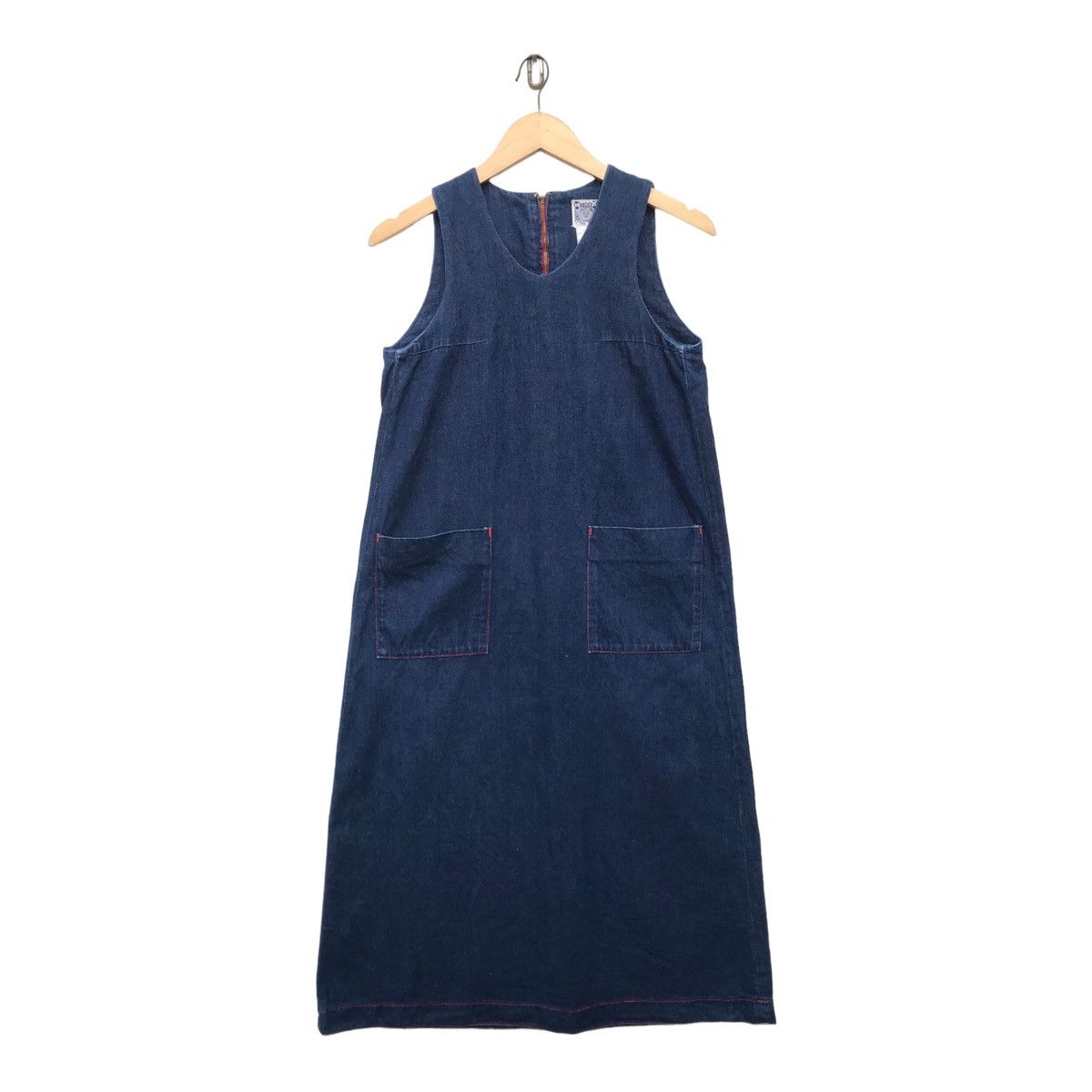 Nepenthes Hogg’s by Nepenthes Sleeveless Long Denim Dress Size S / US 4 / IT 40 - 1 Thumbnail