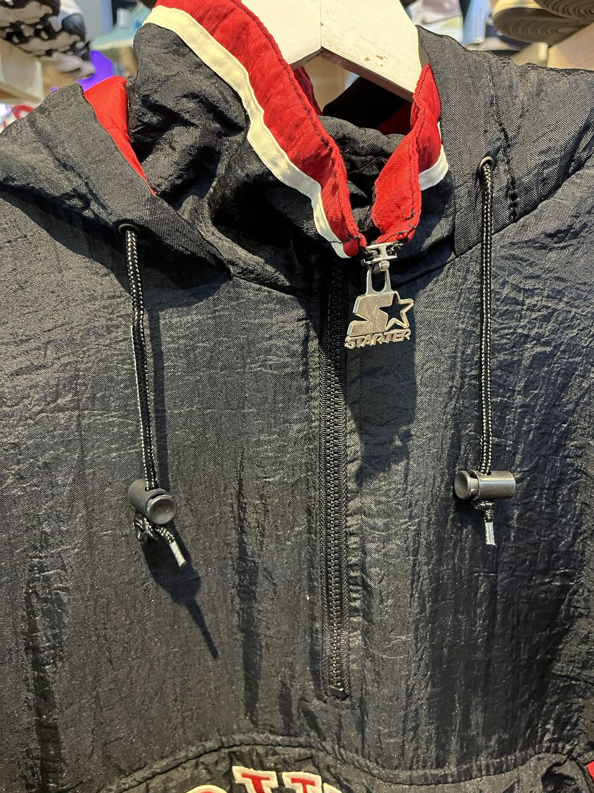 Starter × Vintage Starter Jacke Chicago Bulls Size L NBA Vintage Bulls Jacket Size US L / EU 52-54 / 3 - 5 Thumbnail