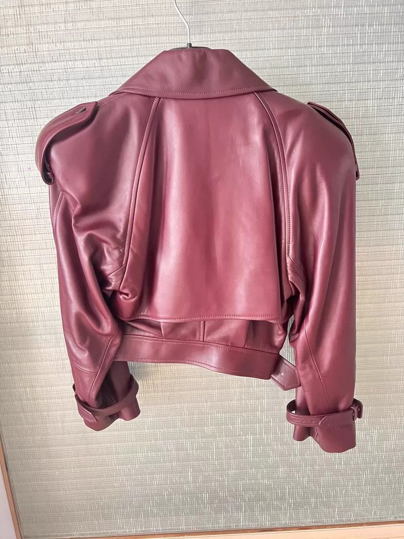 Saint Laurent Paris saint Laurent paris2023 show silhouette high-waisted leath Size XXS / US 00 / IT 34 - 2 Thumbnail