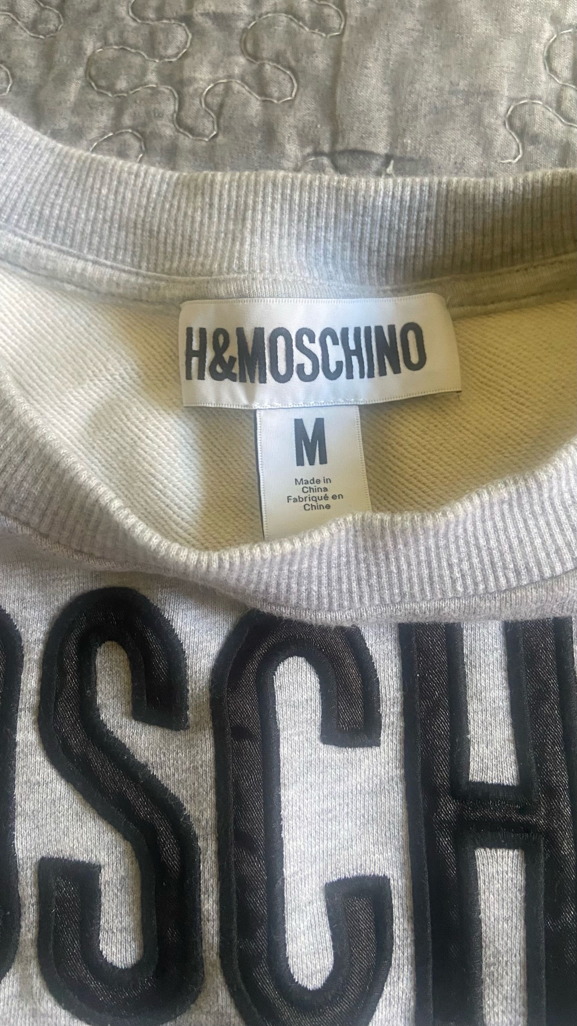 H&M X Moschino Mickey Mouse Crew Neck