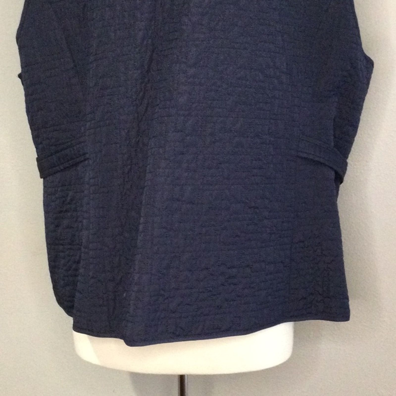 Other Dressbarn Navy Quilted Lined Full Zip Pockets Vest 22/24 Size XXL / US 16-18 / IT 52-54 - 9 Thumbnail