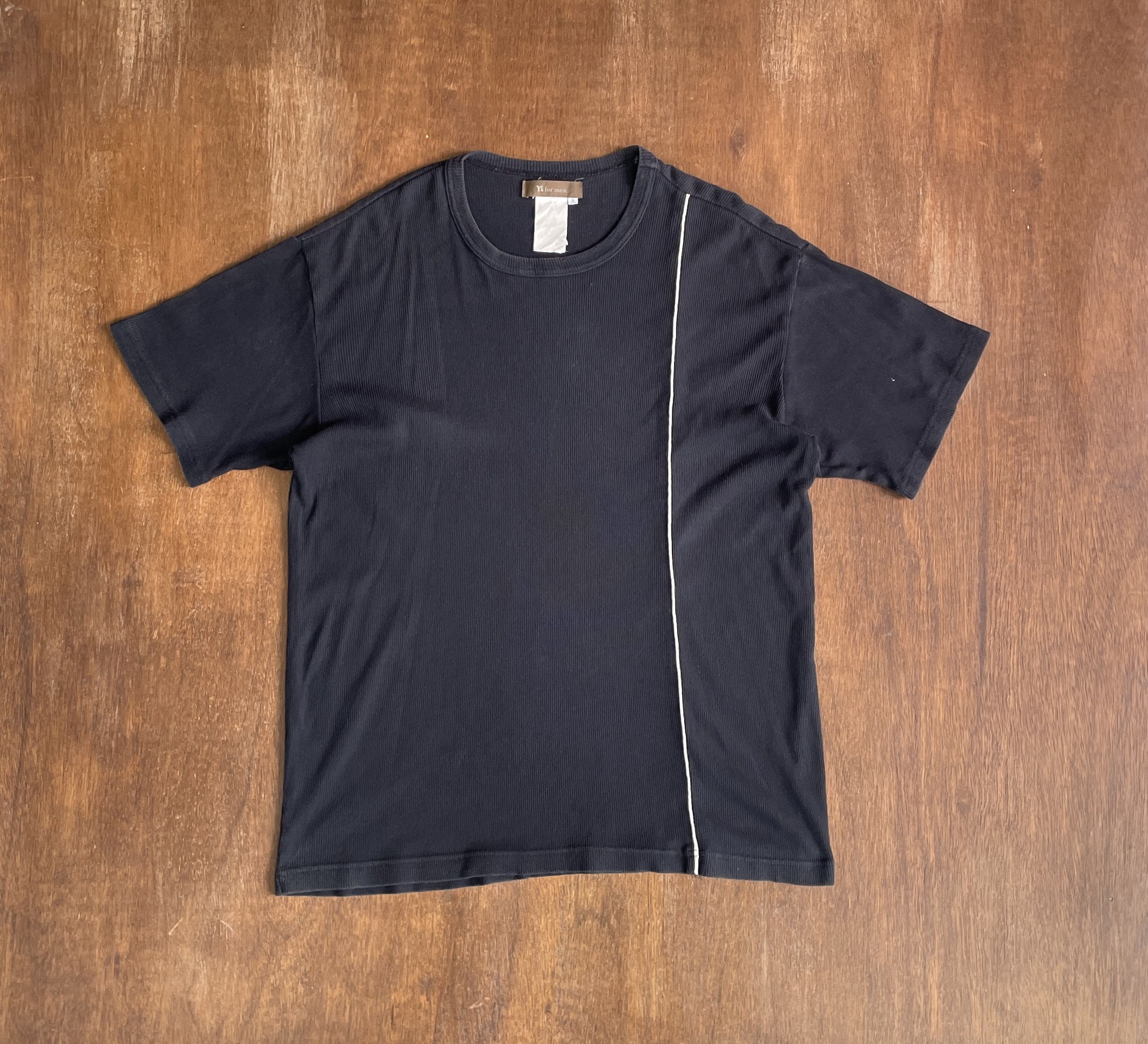 Y's for Men Y's for men YOHJI YAMAMOTO White Line Tee Size US M / EU 48-50 / 2 - 1 Thumbnail