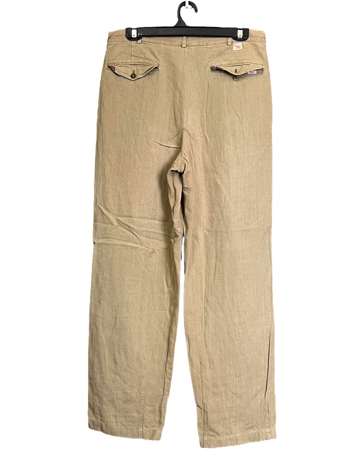 Japanese Brand SICK 90s VINTAGE PAPAS MANIERE DE HEMING BAGGY CASUAL PANTS Size US 31 - 2 Thumbnail