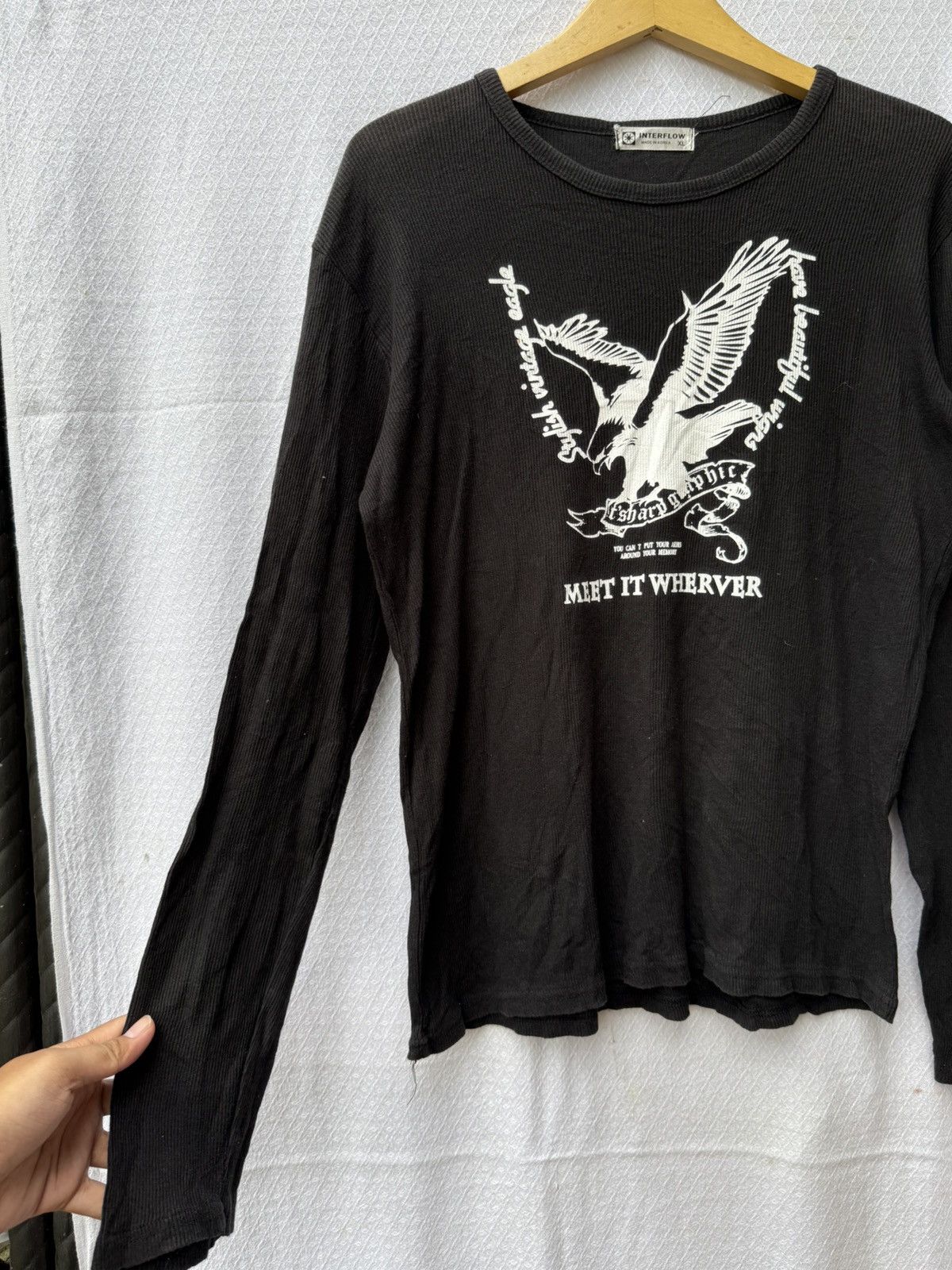 Japanese Brand Interflow eagle graphic meet it wherver Size US M / EU 48-50 / 2 - 4 Thumbnail