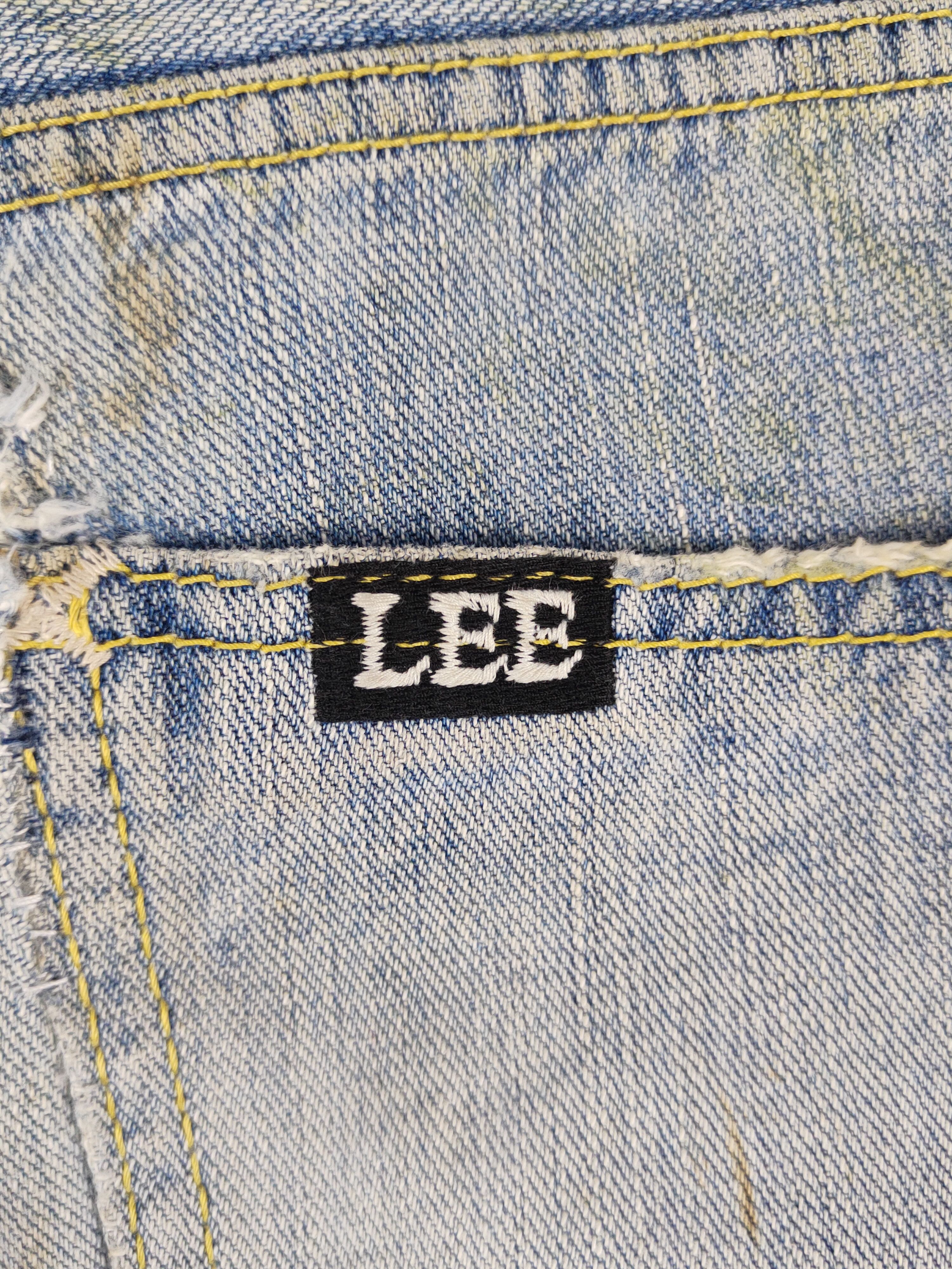Lee Lee vintage Blue Distressed Ripped denim Jeans #W1706 Size US 32 / EU 48 - 11 Thumbnail