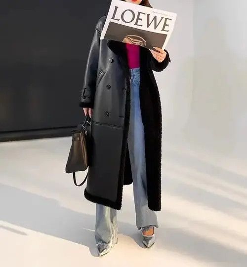 Japanese Brand × Vintage Black Maillard mid-length thickened coat Size S / US 4 / IT 40 - 3 Thumbnail