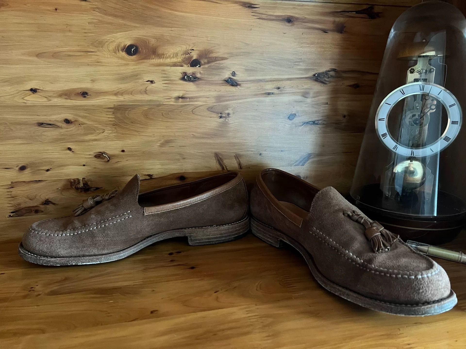 PHIGVEL MAKERS & Co. Phigvel PMC Suede Tassel Loafers Size US 8.5 / EU 41-42 - 6 Thumbnail