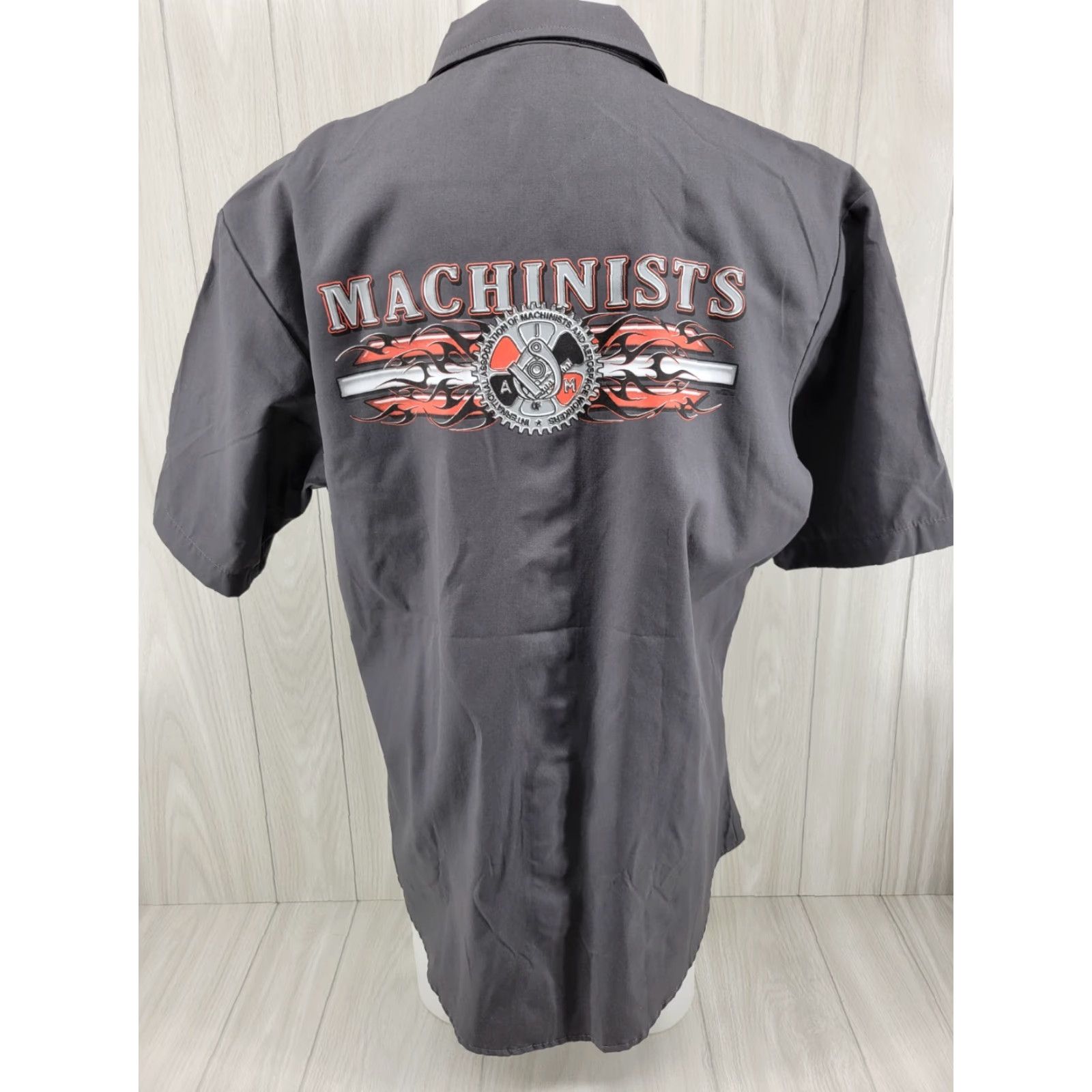 Vintage VINTAGE International Association of Machinists & Aerospace Workers Shirt Men’s Large Size US L / EU 52-54 / 3 - 2 Thumbnail
