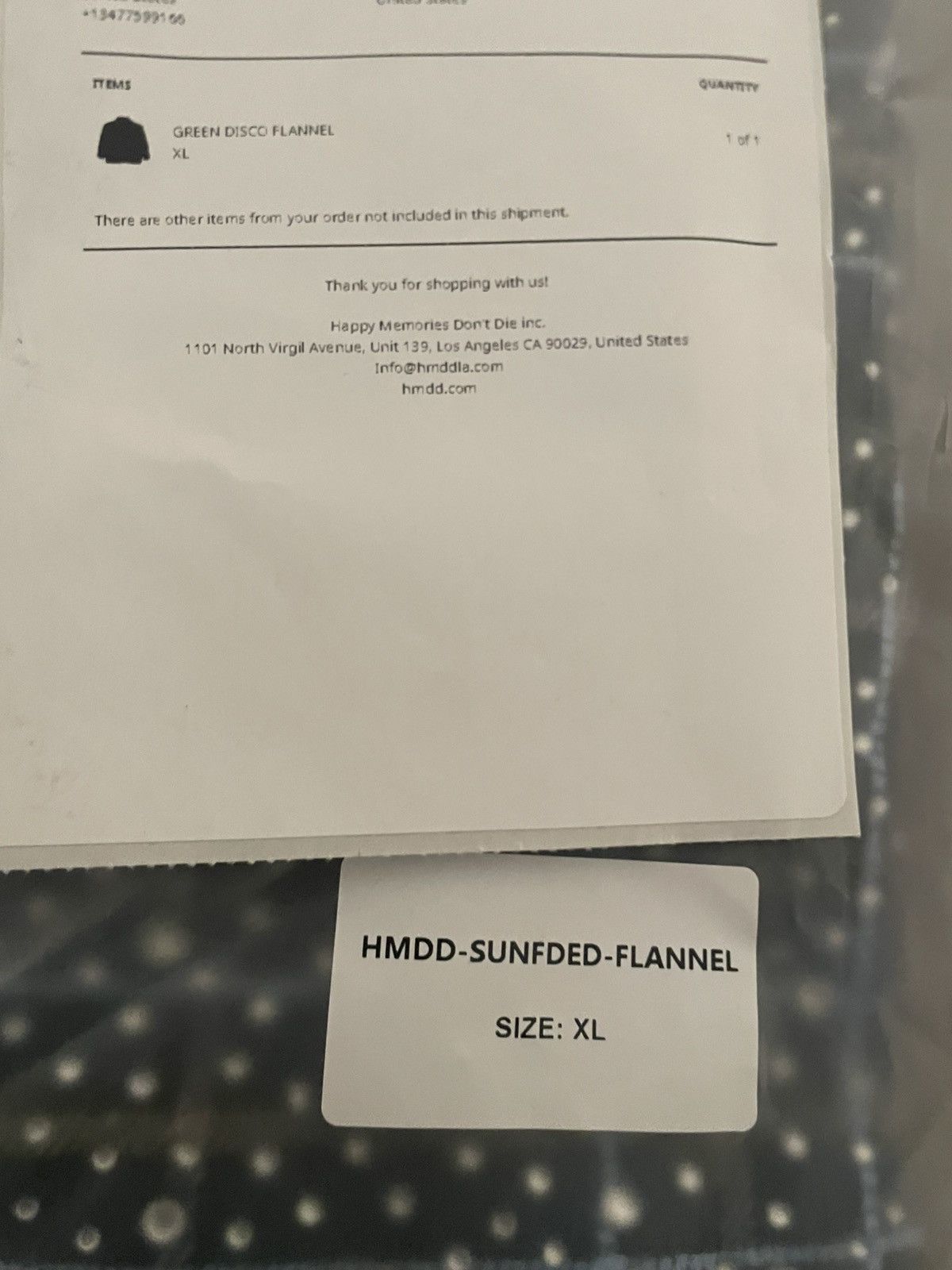 HMDD Hmdd green disco flannel / sunfaded flannel Size US XL / EU 56 / 4 - 6 Thumbnail