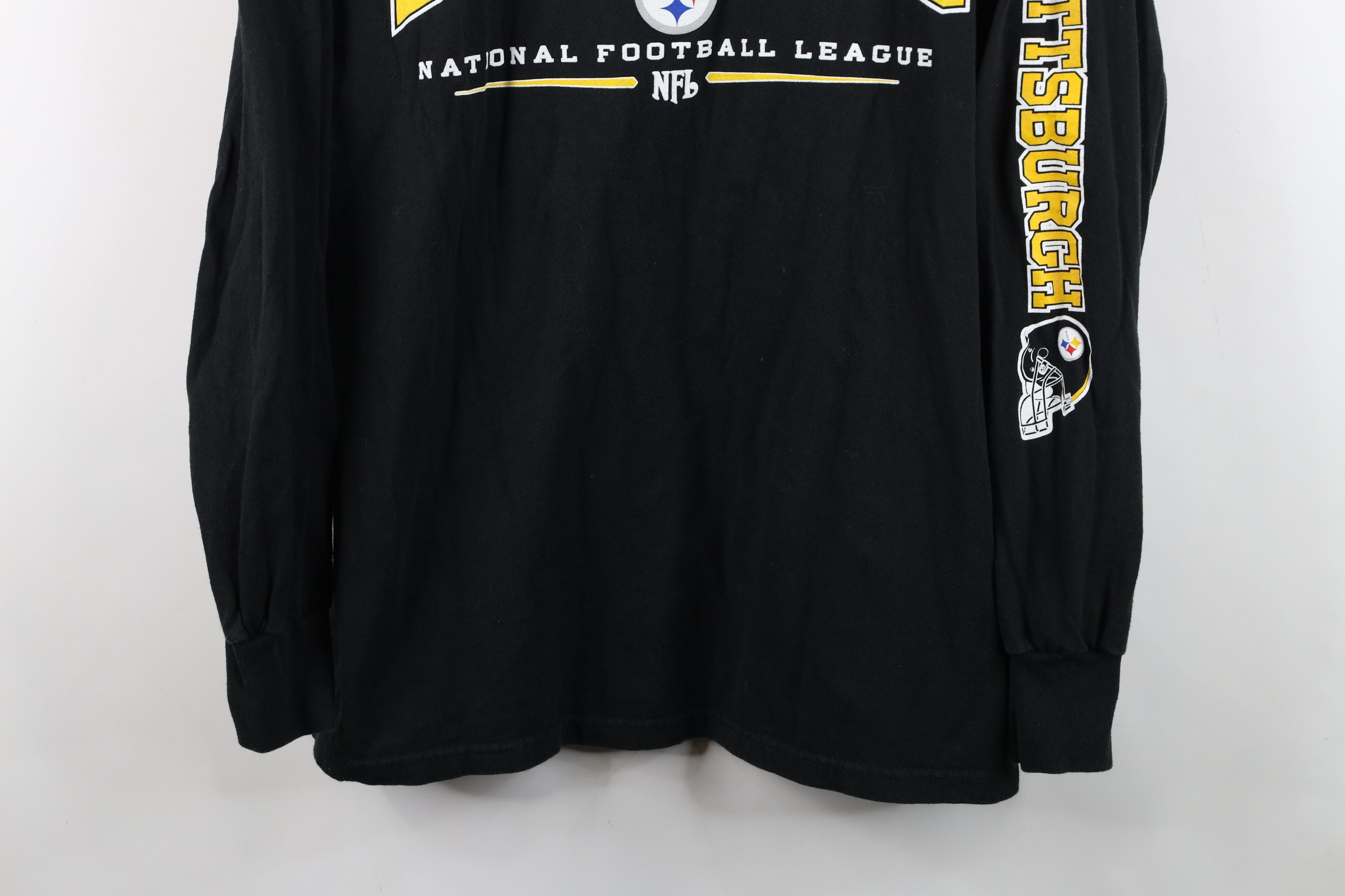 Vintage Vintage Pittsburgh Football Long Sleeve T-Shirt Black Size US M / EU 48-50 / 2 - 3 Thumbnail