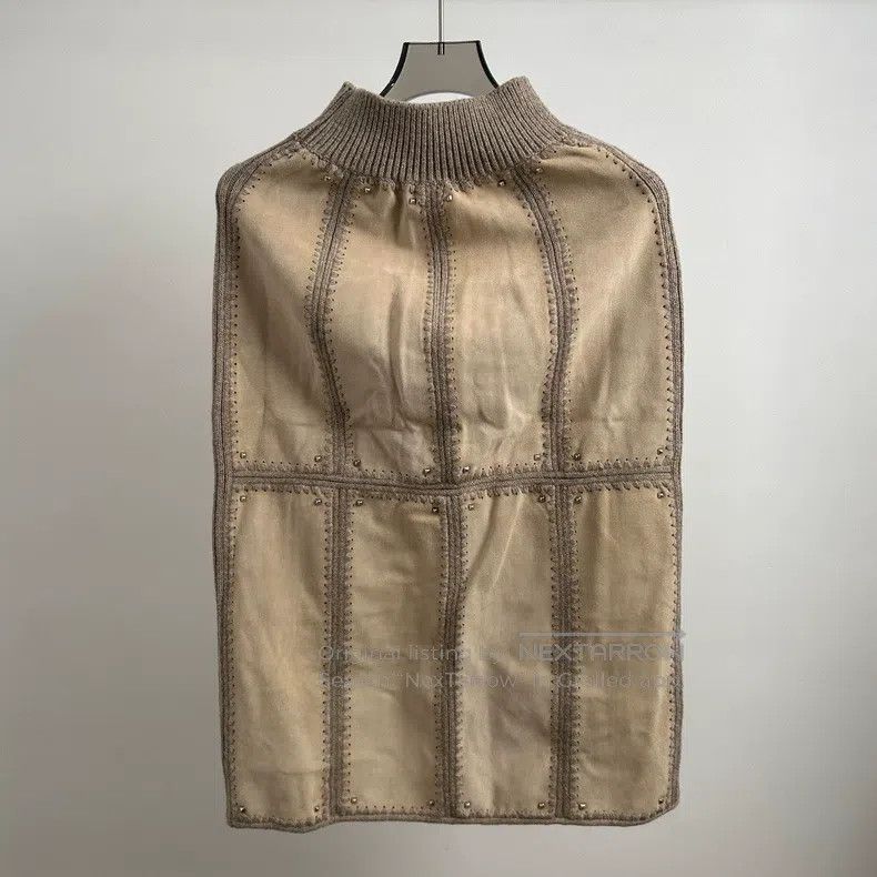Hermes Hermes Leather Patched Knit Set Size XXS / US 00 / IT 34 - 2 Thumbnail