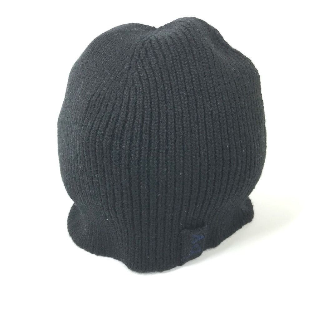 Bottega Veneta Bv Logo A Point Of Coordination. Knitted Hat Wool Men Black