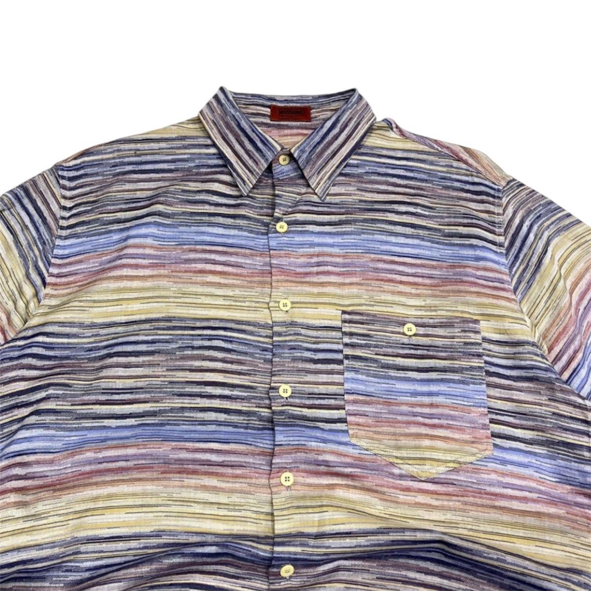 Missoni Missoni Shirt Stripe Buttons Size US XL / EU 56 / 4 - 3 Thumbnail