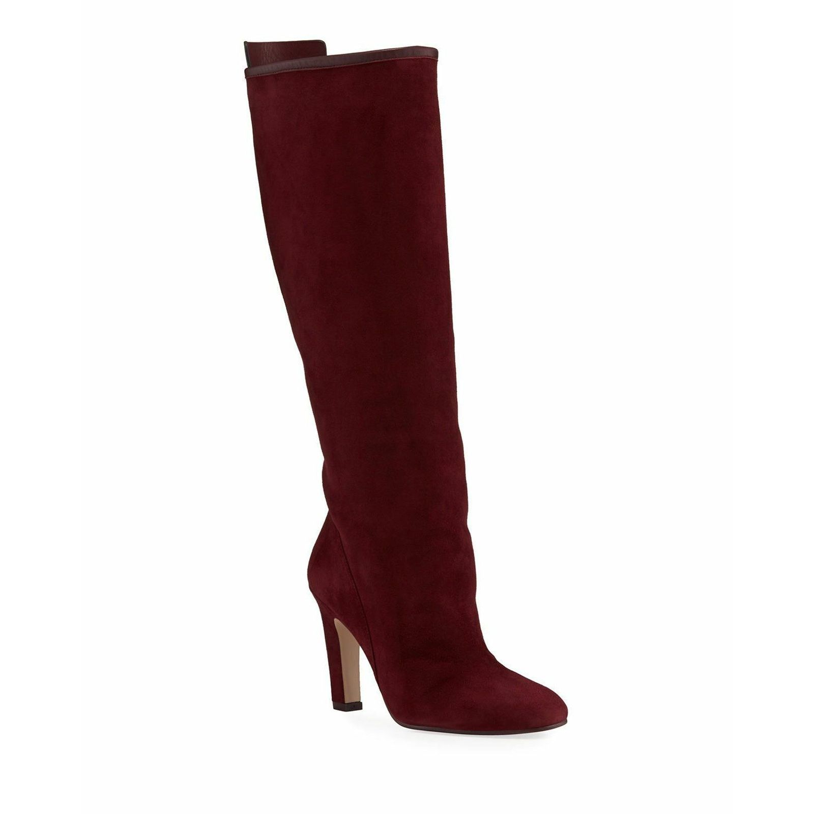 Stuart Weitzman B20 NEW STUART WEITZMAN Charlie Red Suede Boot Sz 5.5 M $798 Size US 5.5 / IT 35.5 - 2 Thumbnail