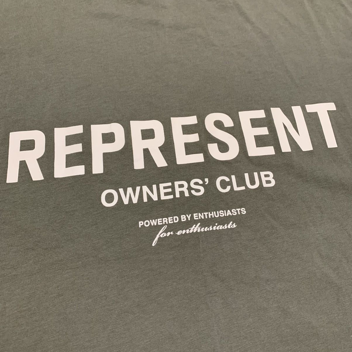 Represent Clo. Represent Medium Owners Club Khaki Green Tee Size US M / EU 48-50 / 2 - 3 Thumbnail